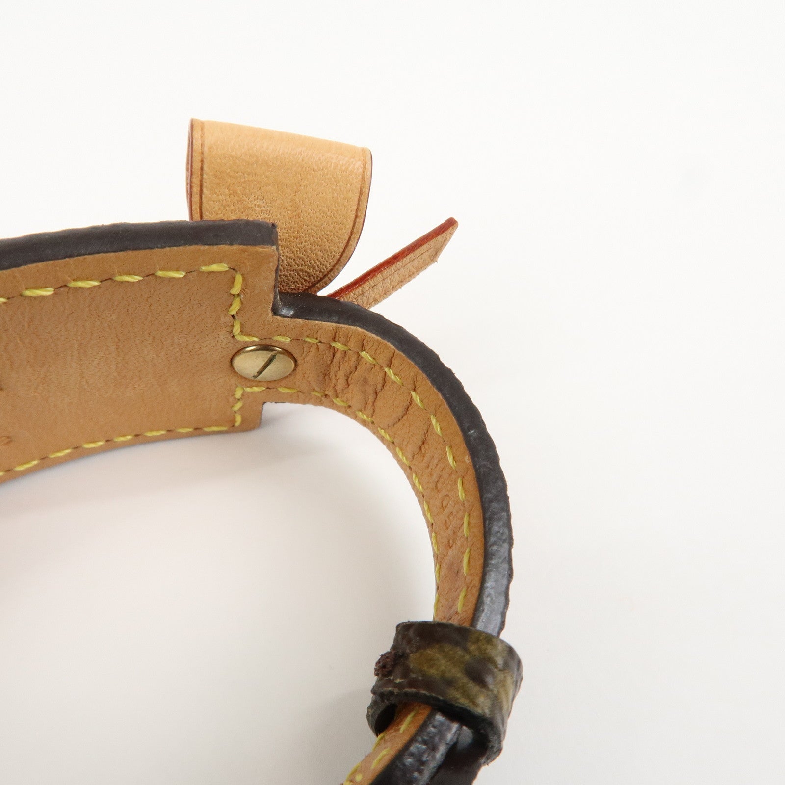 Louis Vuitton Monogram Porte Address Bracelet Brown M92577