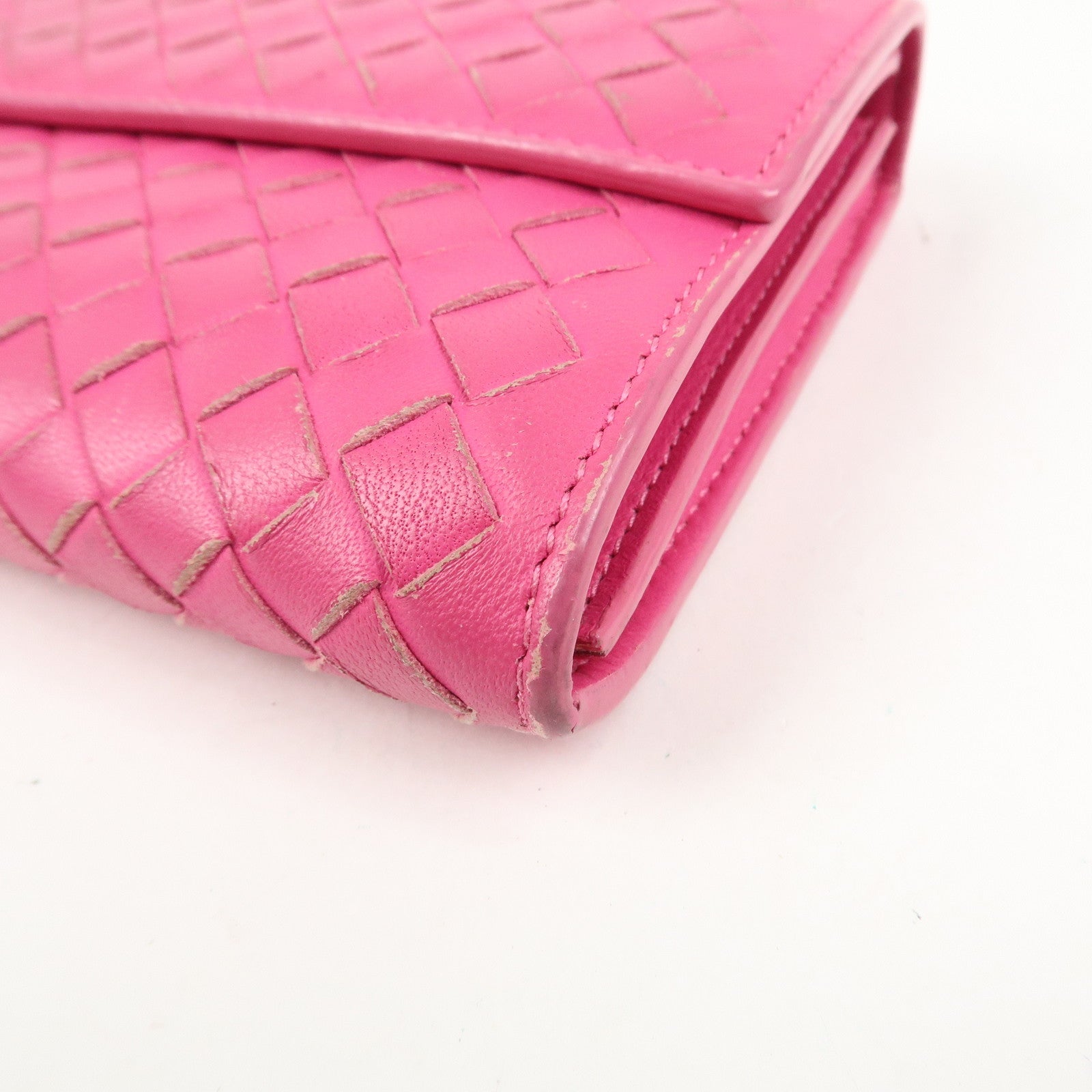 BOTTEGA VENETA Set Of 2 Intrecciato Leather Wallet 114076 150509