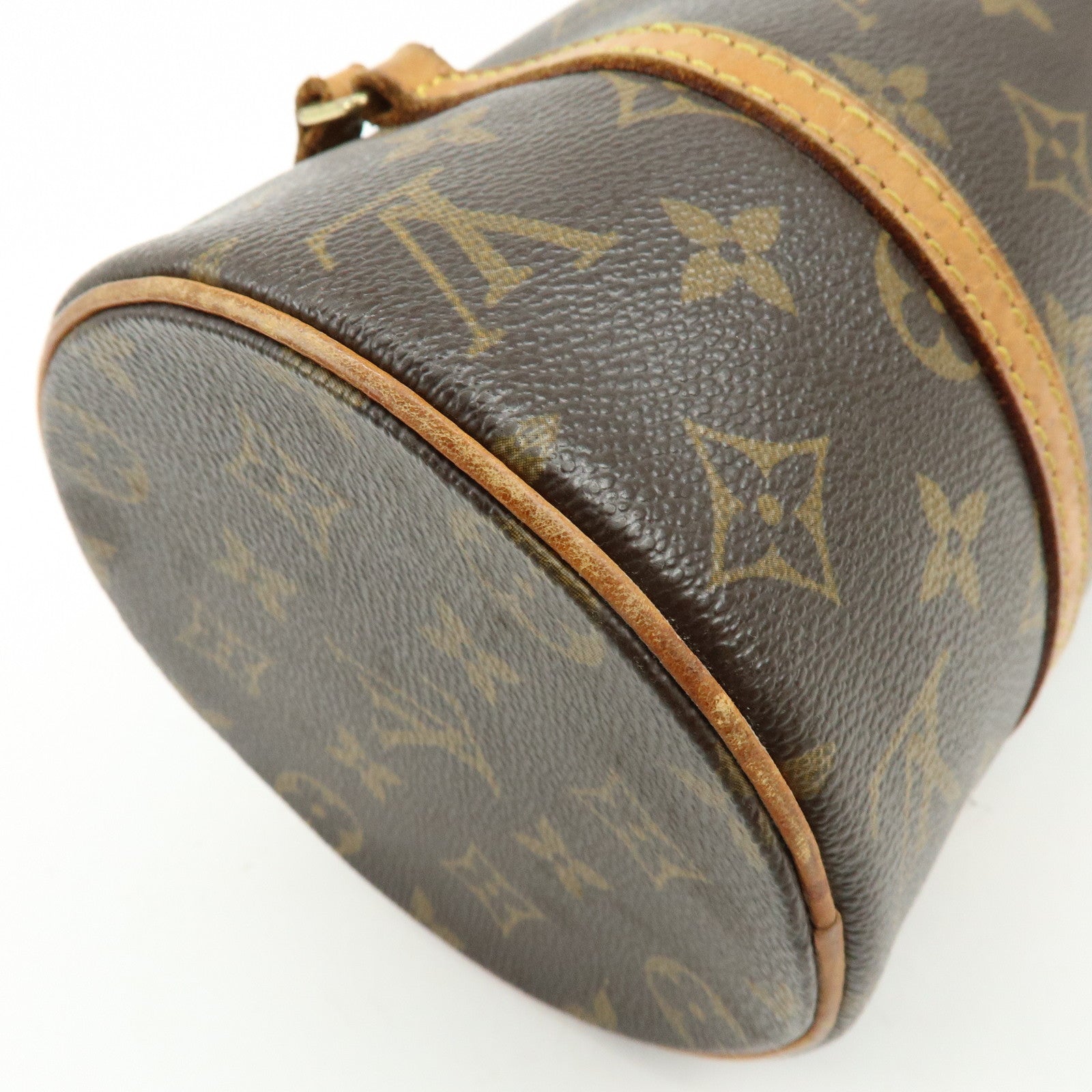 Louis Vuitton Monogram Papillon 26 Hand Bag Brown M51386