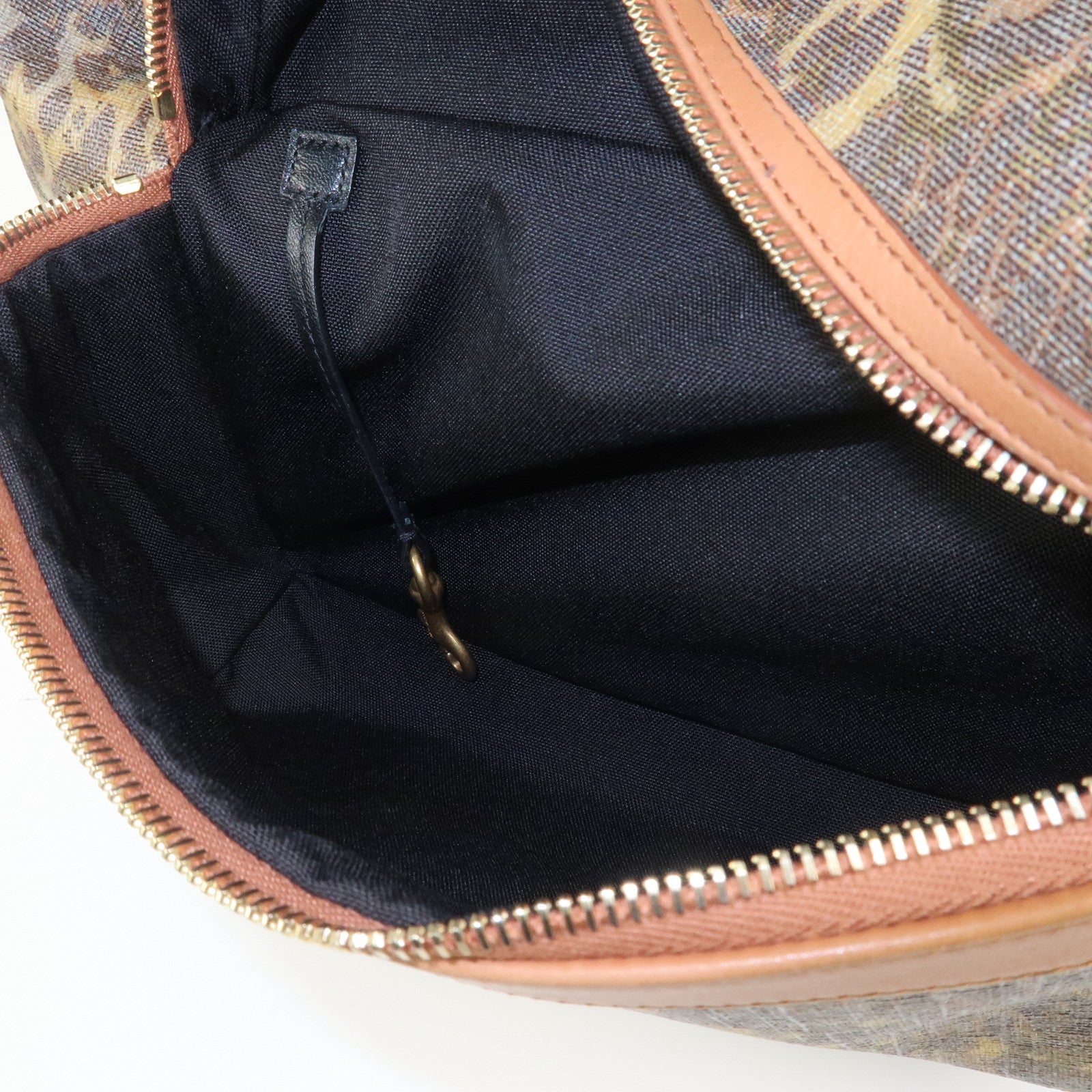 SAINT LAURENT PARIS PVC Leather Backpack Rucksuck Animal 534967