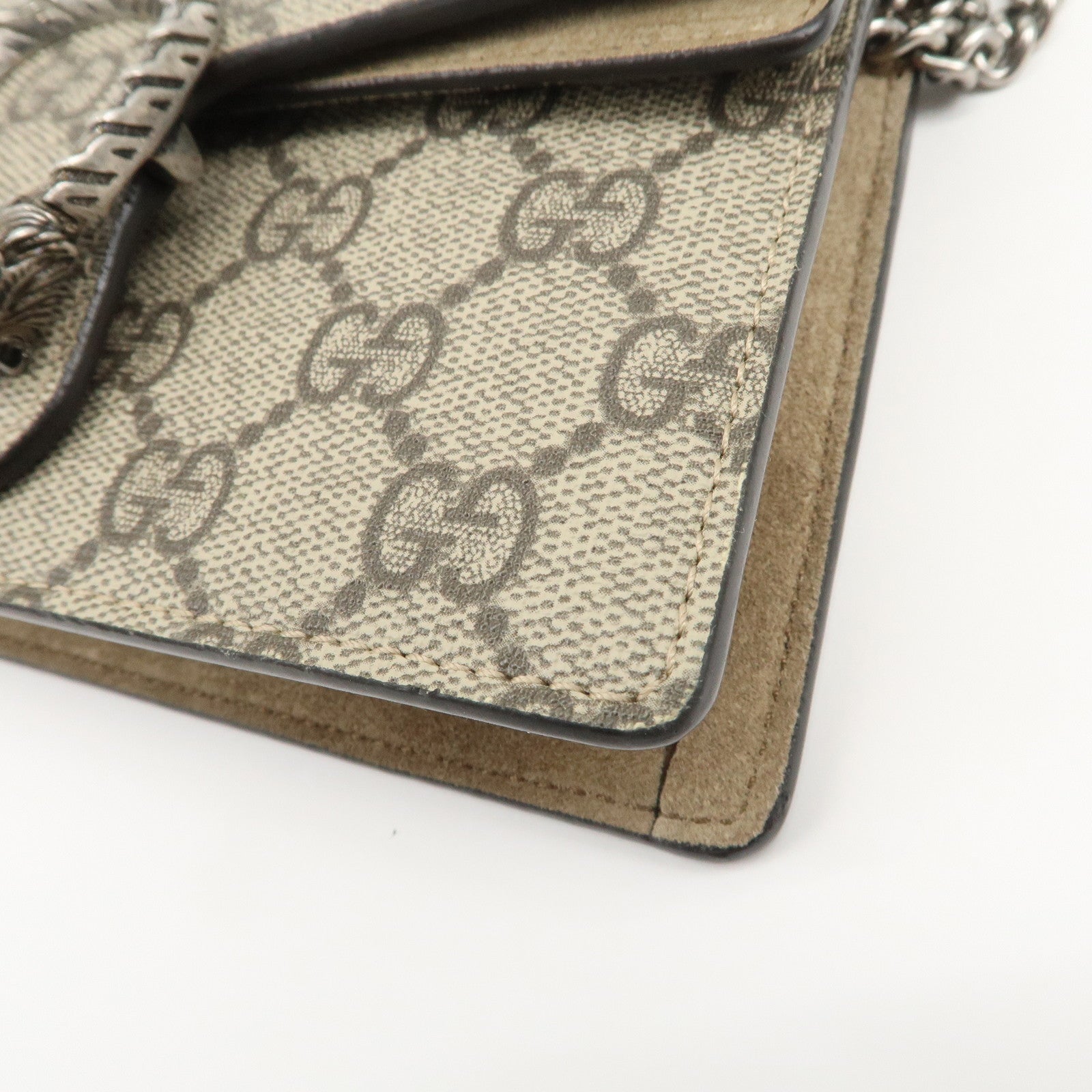 GUCCI Dionysus Super Mini Bag Leather Chain Shoulder Bag 476432
