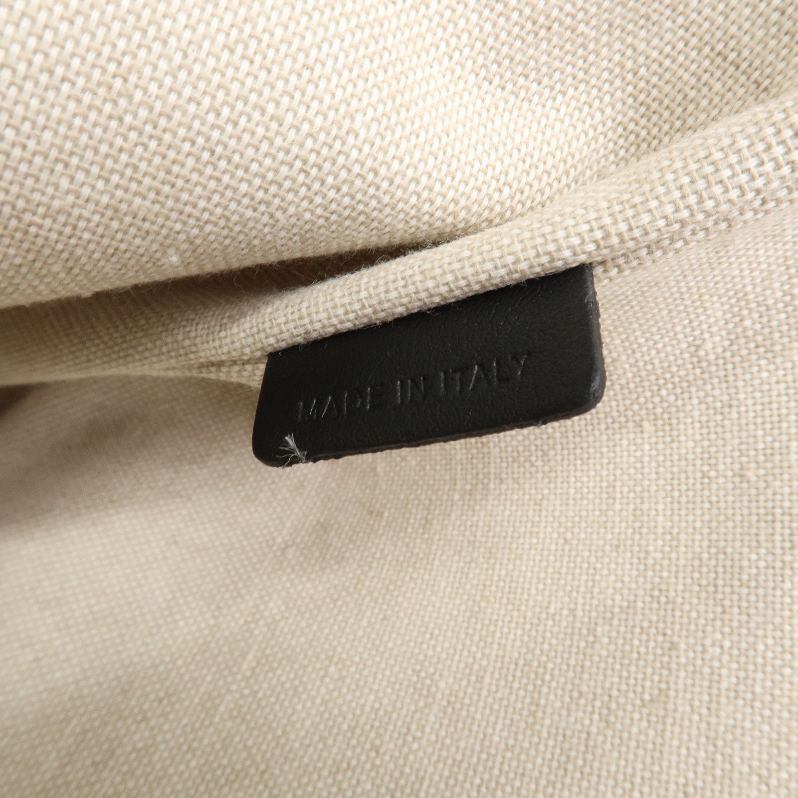 JIMMY CHOO Jaquard Leather Tote Bag Shoulder Bag Black