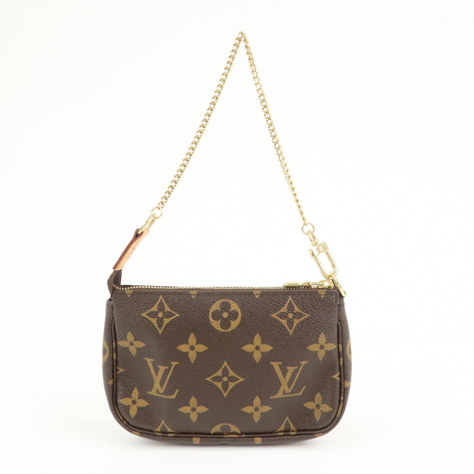 Louis Vuitton Monogram Mini Pochette Accessoires Hand Bag M58009