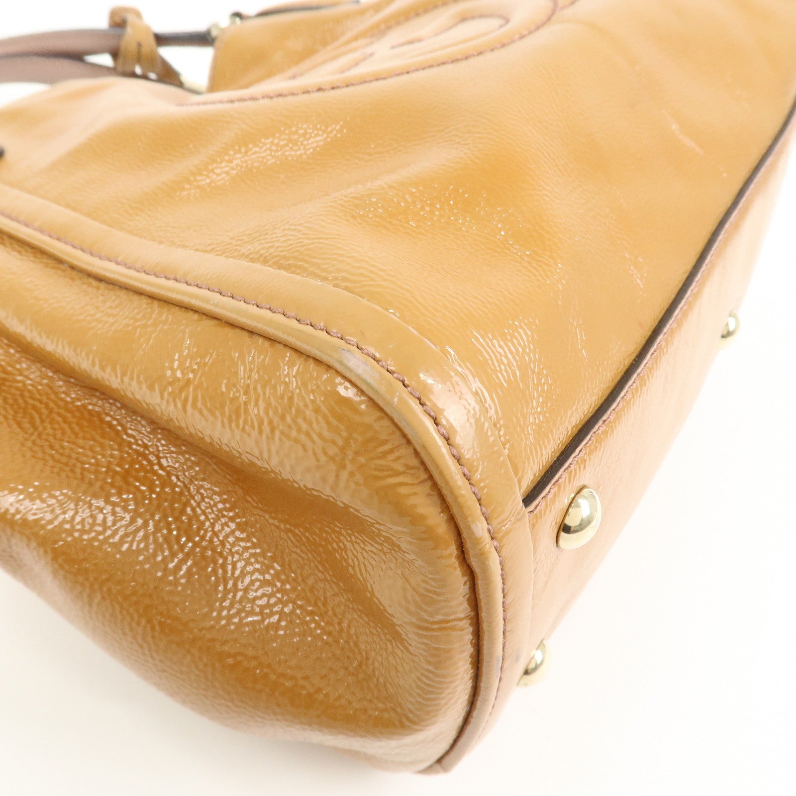 GUCCI SOHO Interlocking G 2Way Bag Hand Bag Shoulder Bag 336751