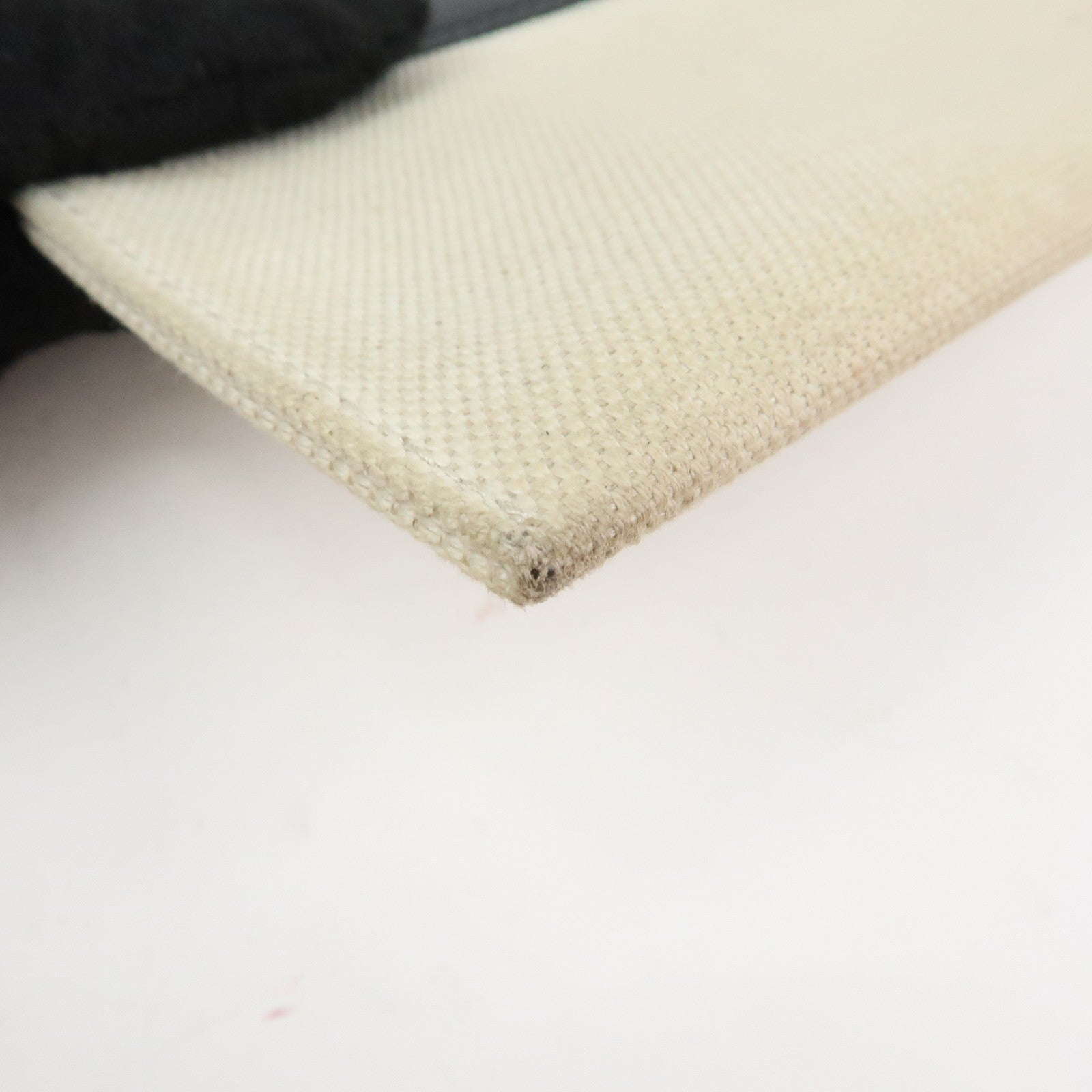 BALENCIAGA Navy Cabas XS Canvas Leather 2WAY Bag Natural 390346