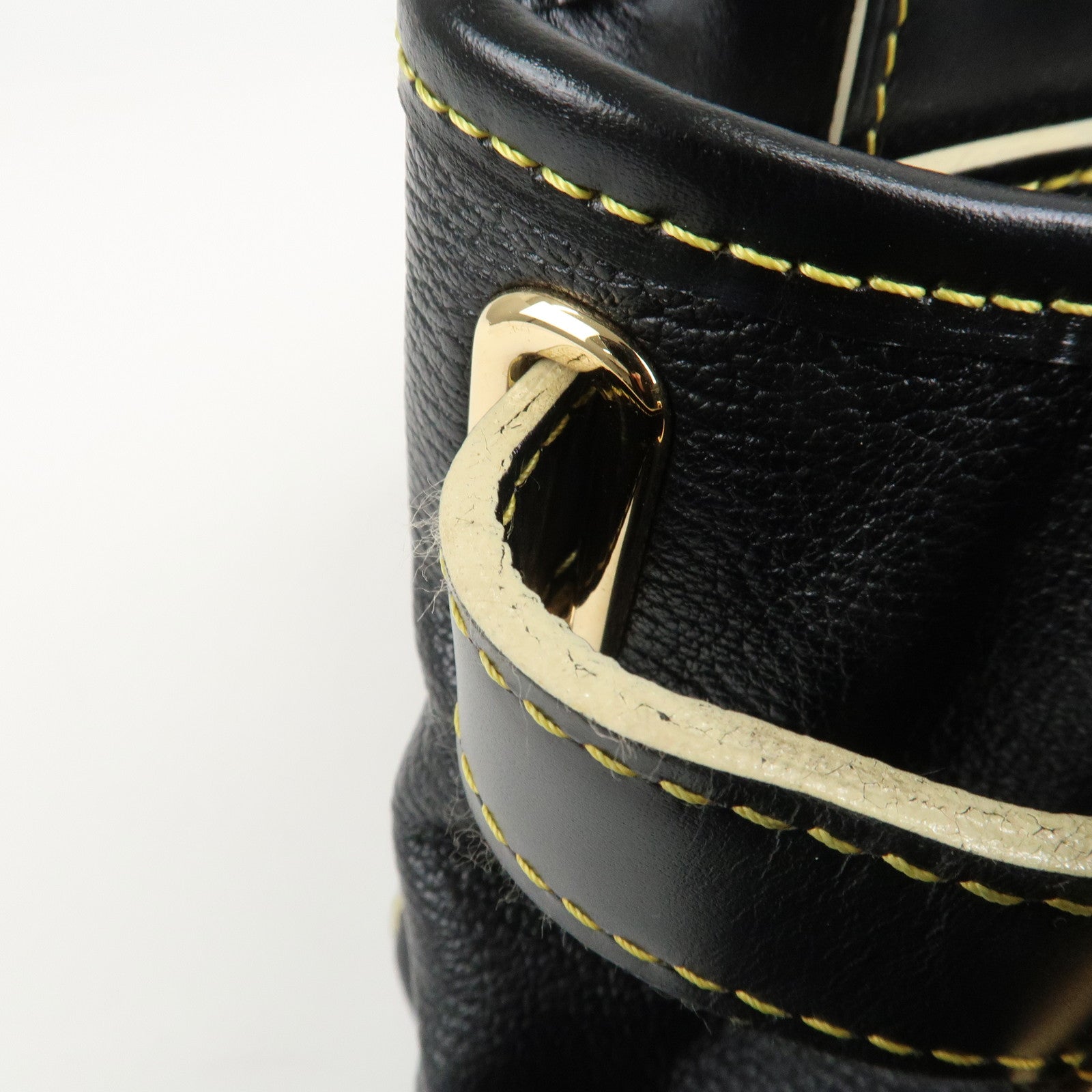 Louis Vuitton Suhali Rhapsody Leather Shoulder Bag Black M95847 Used