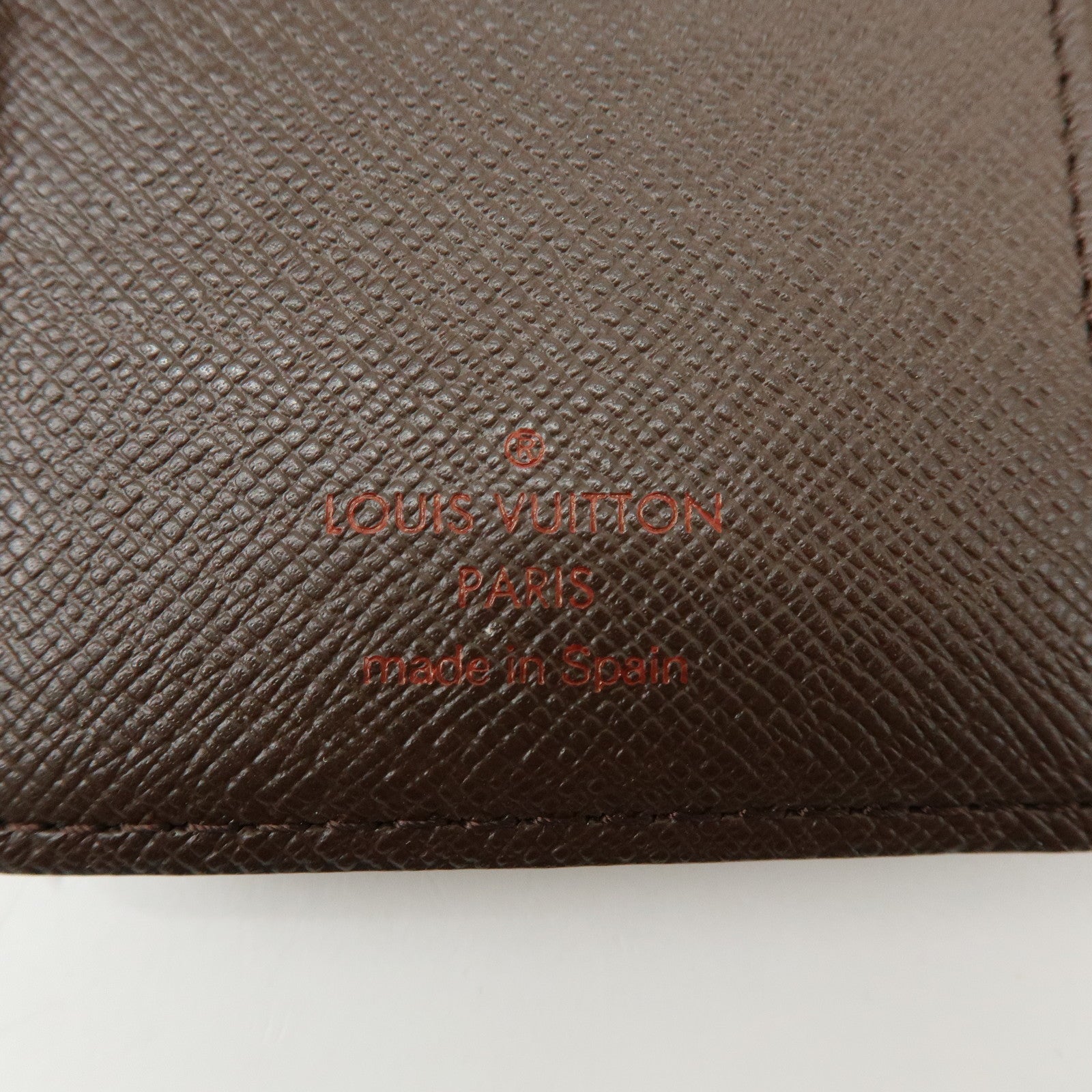 Louis Vuitton Damier Ebene Agenda PM Planner Cover Brown R20700