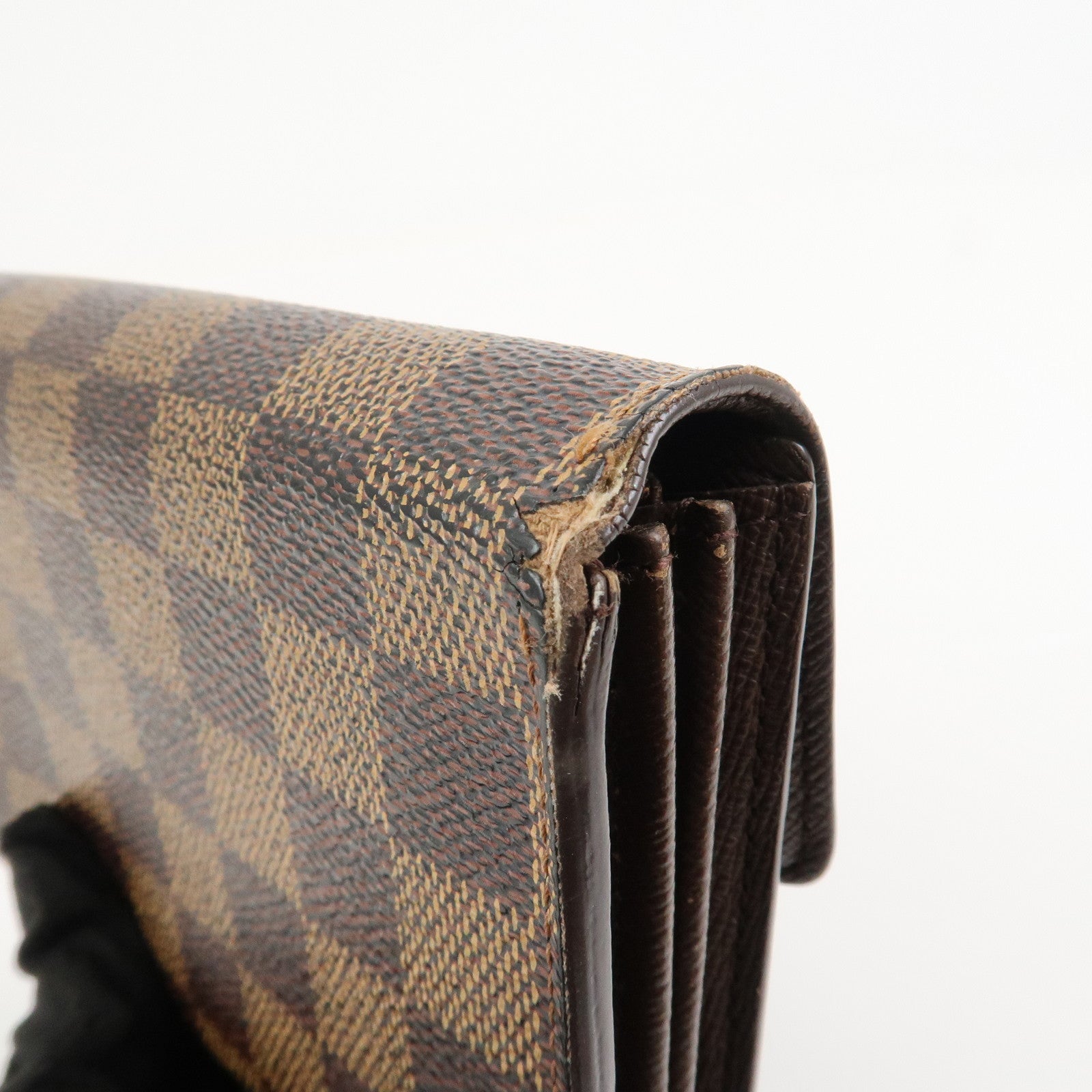 Louis Vuitton Damier Ebene Portefeuille Sarah Long Wallet N61724