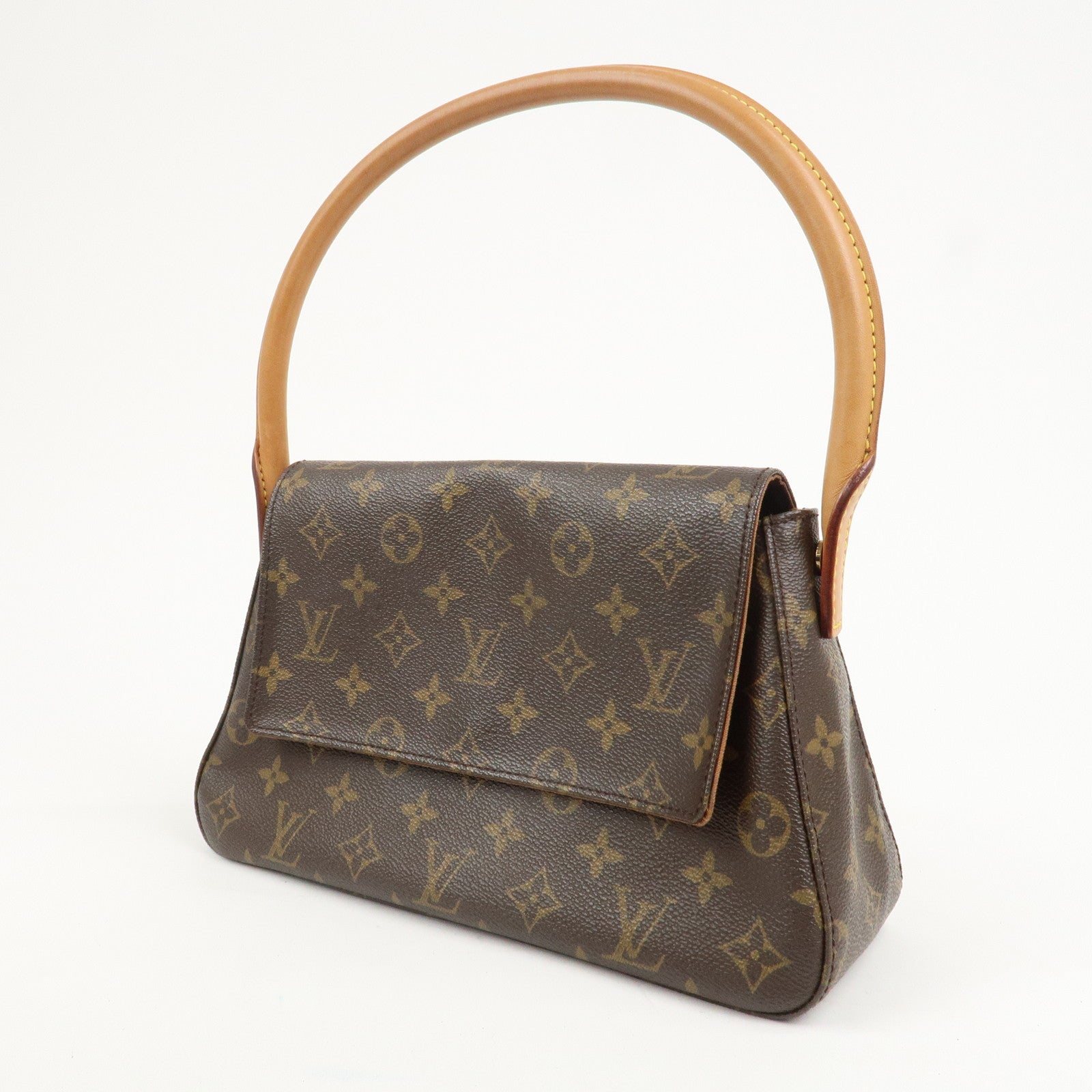 Louis Vuitton Monogram Mini Looping Shoulder Bag Brown M51147