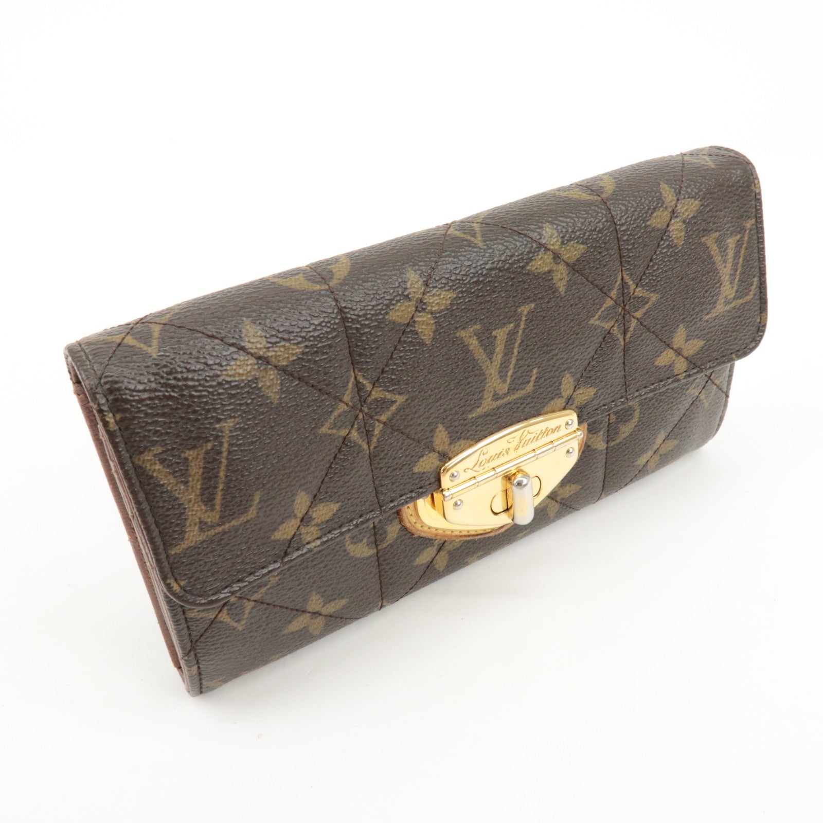 Louis Vuitton Monogram Portefeuille Sarah Etoile Long Wallet M66556 Used
