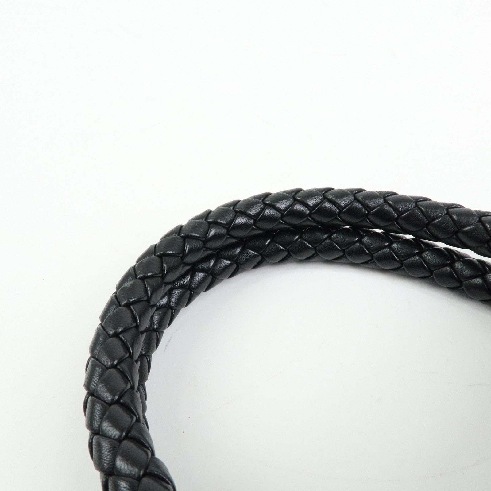 PRADA Triangle Logo Ribbon Nylon Leather 2Way Hand Bag Black BN1631