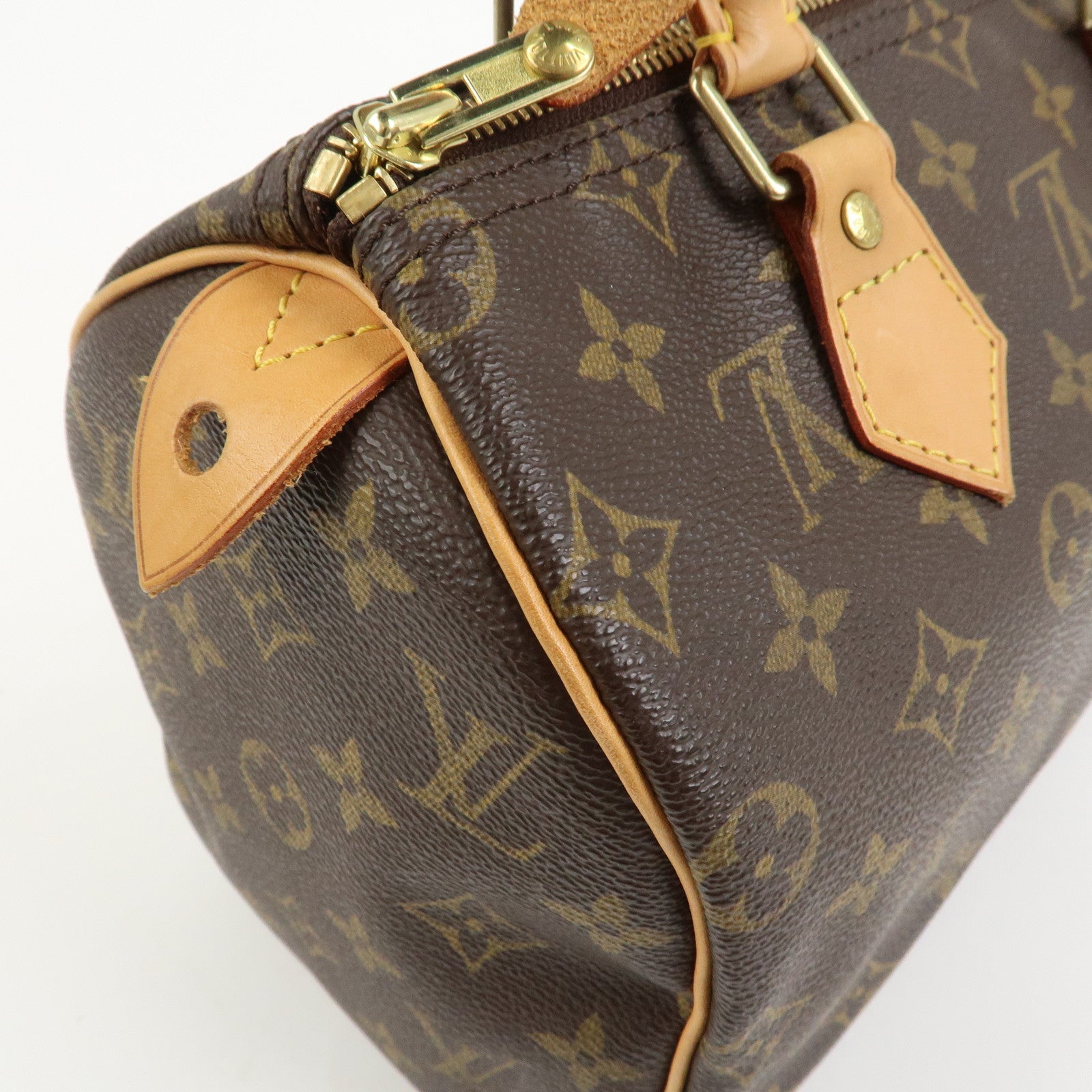 Louis Vuitton Monogram Speedy 25 Boston Bag Hand Bag Brown M41528
