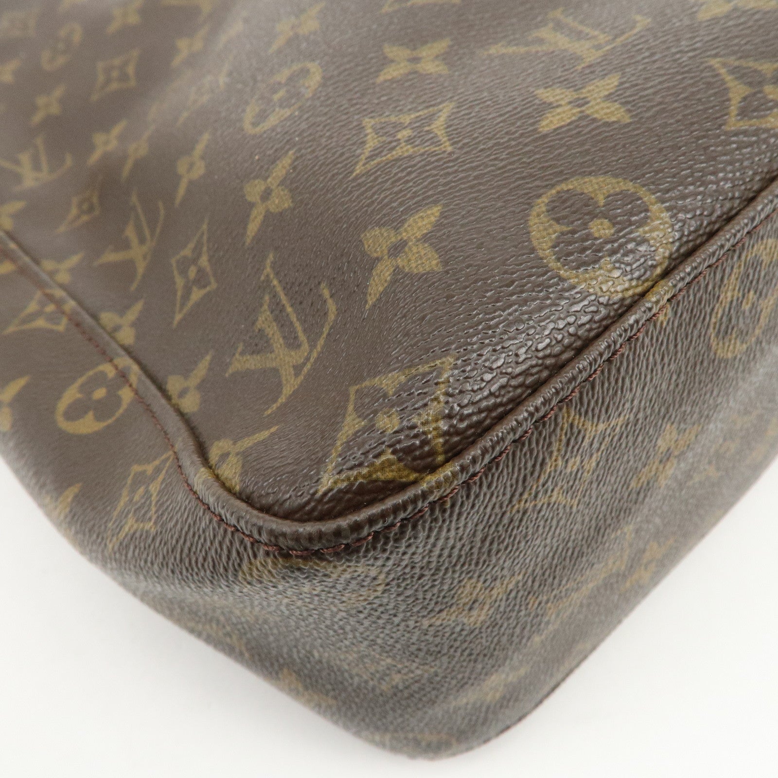 Louis Vuitton Monogram Looping GM Shoulder Bag Brown M51145