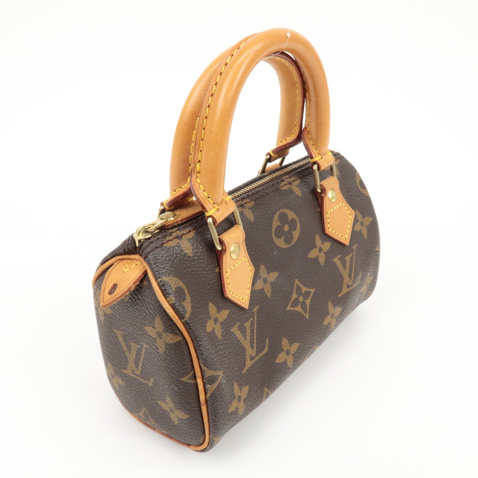Louis Vuitton Monogram Mini Speedy & Strap M41534 J75010 Used