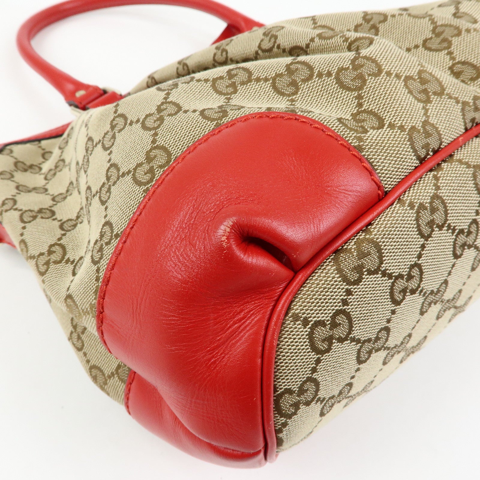 GUCCI Sukey Interlocking G GG Canvas Leather 2Way Bag 247902