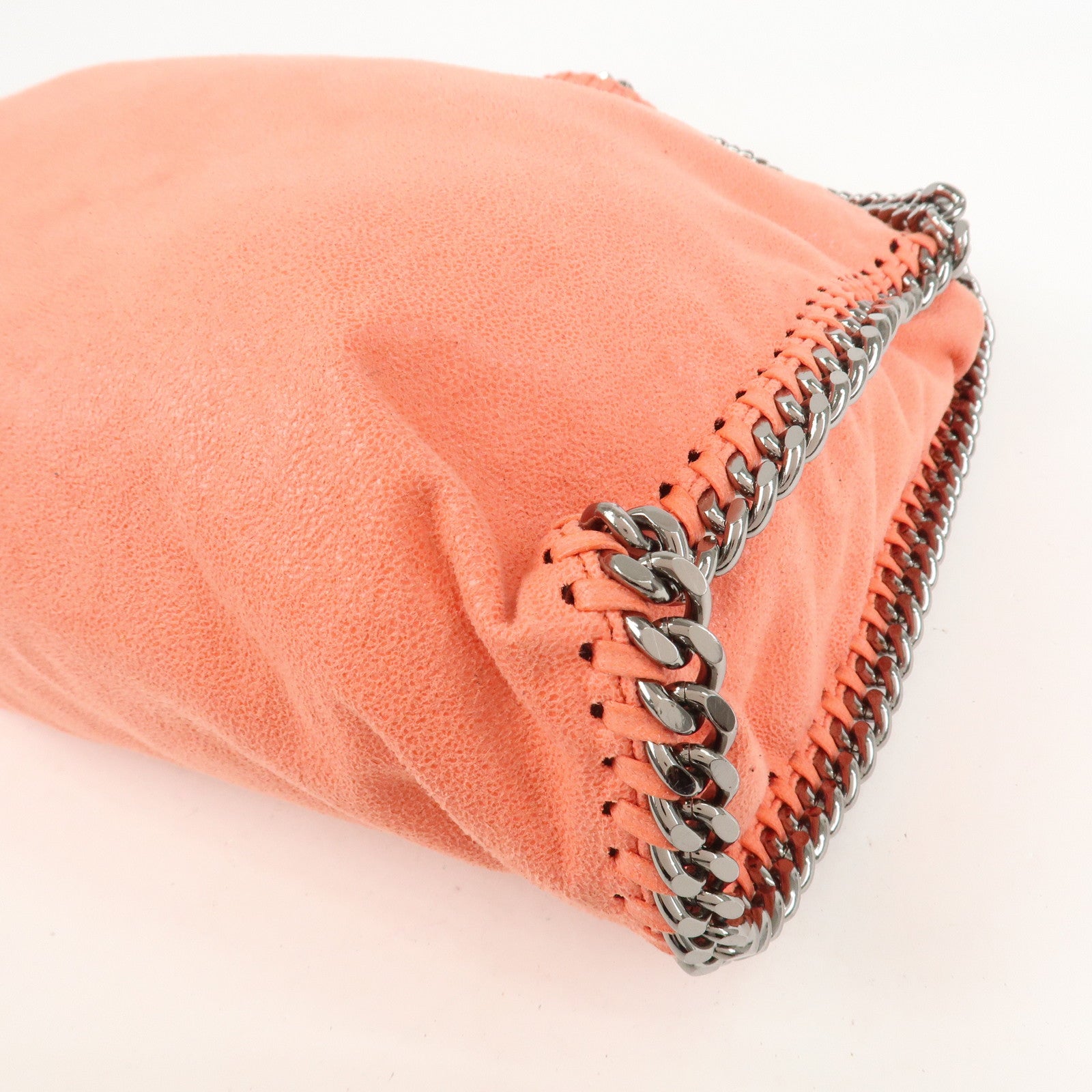 STELLA MCCARTNEY Falabella Fold-Over Tote 2Way Bag Orange