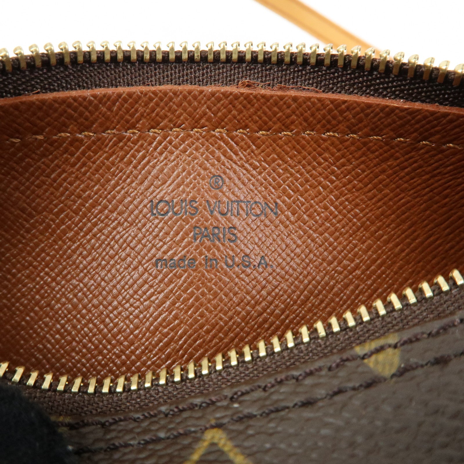 Louis Vuitton Monogram Mini Pouch for Papillon Bag Brown
