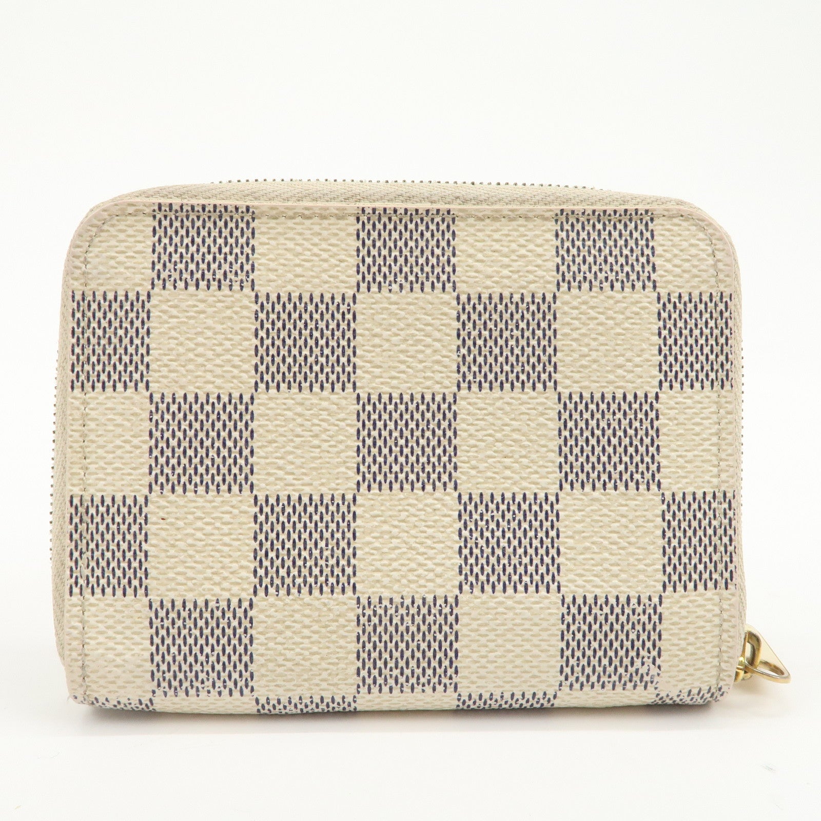 Louis Vuitton Damier Azur Zippy Coin Purse Coin Case Ivory N63069