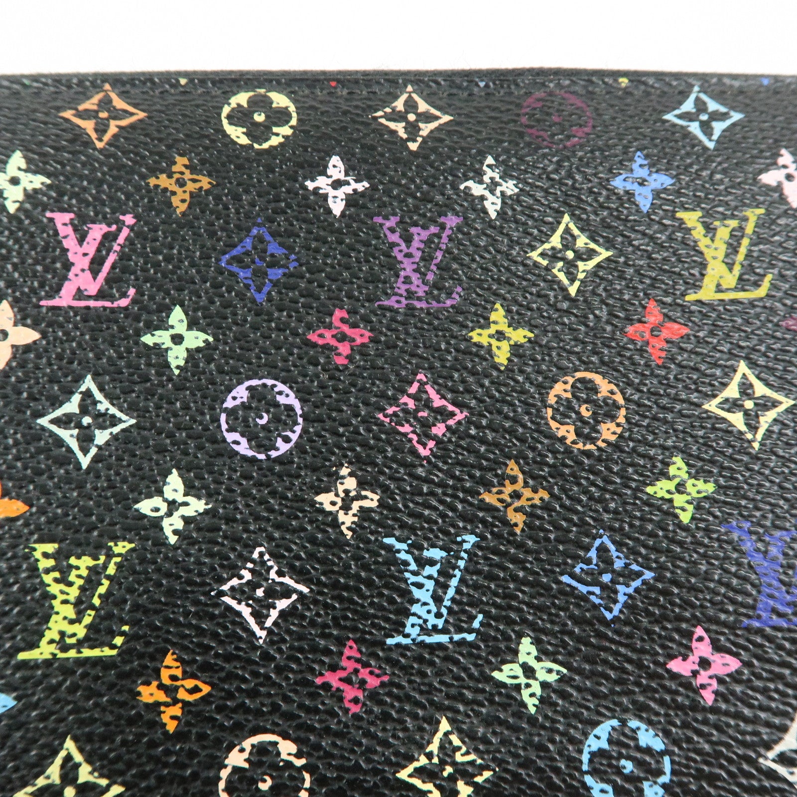 Louis Vuitton Monogram Multi Color Zippy Wallet Violet M60275