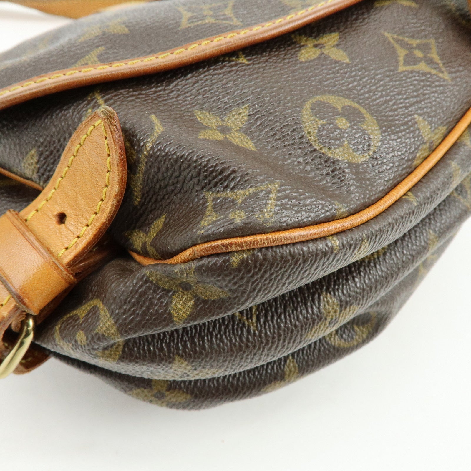 Louis Vuitton Monogram Saumur 30 Canvas Shoulder Bag Brown M42256