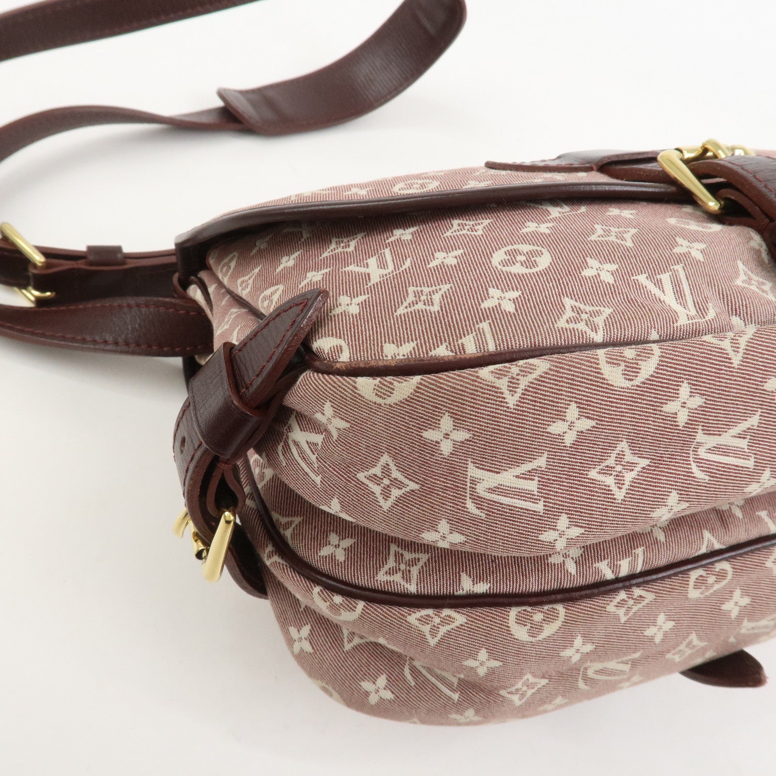 Louis Vuitton Monogram Idylle Saumur PM Shoulder Bag Sepia M40669