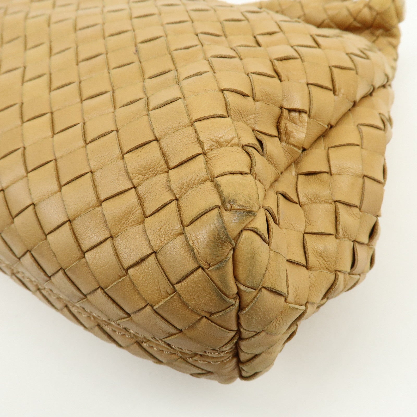 BOTTEGA VENETA Intrecciato Nappa Leather Hand Shoulder Bag Brown