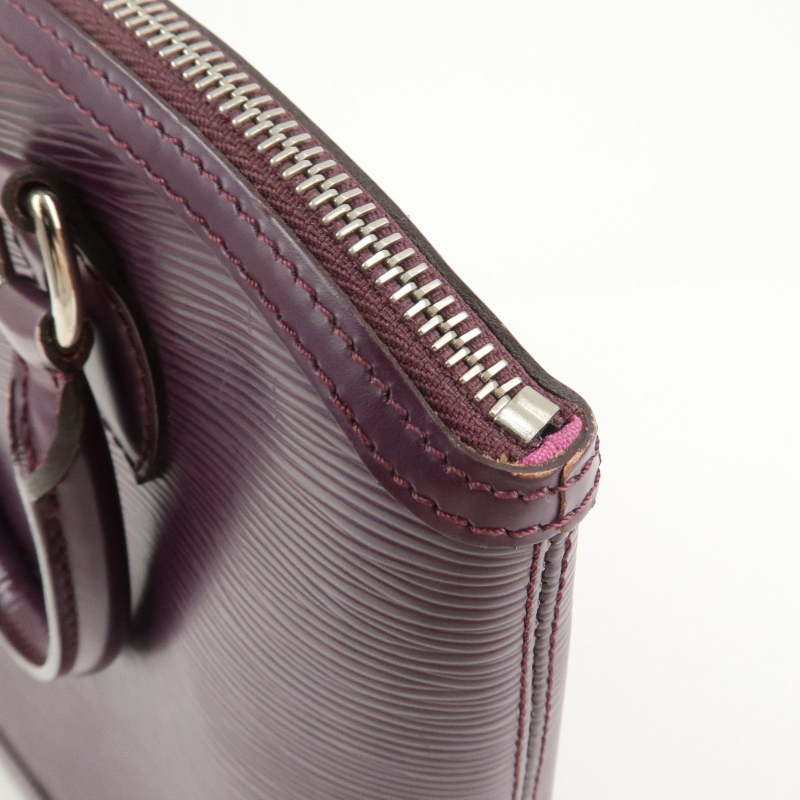 Louis Vuitton Epi Lockit PM Tote Bag Hand Bag Cassis M4229K