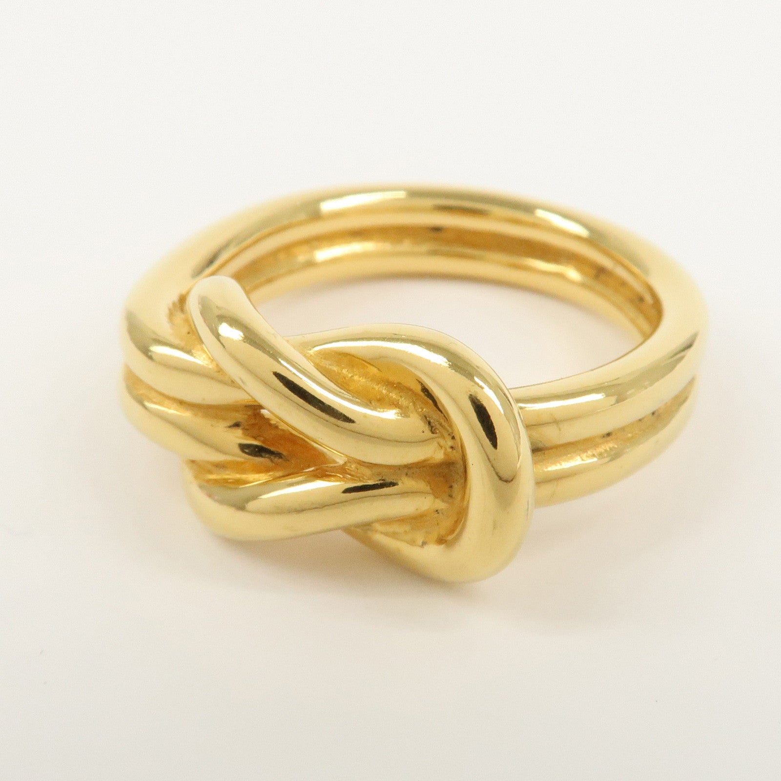 HERMES Atame Metal Scarf Ring Scarf Charm Gold