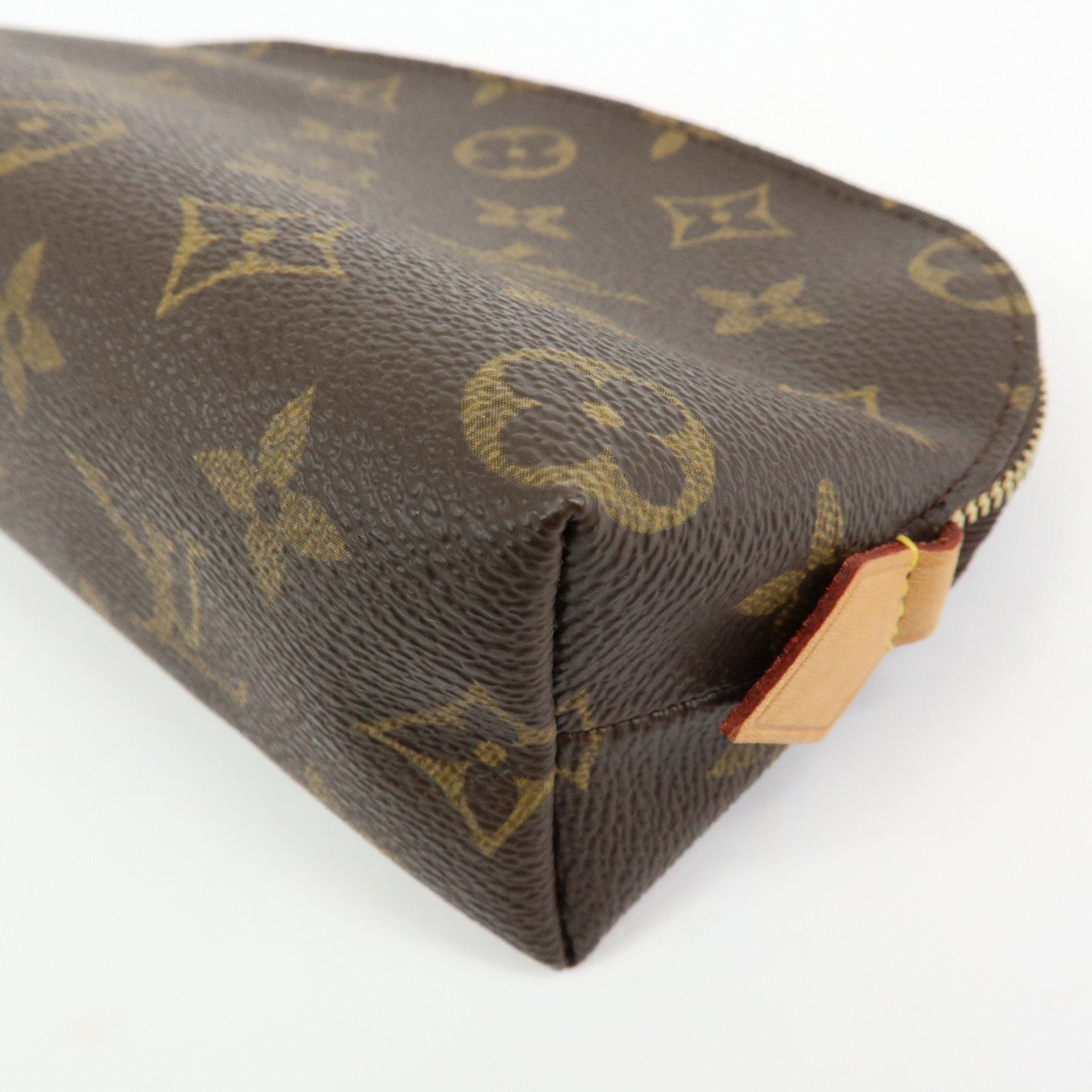 Louis Vuitton Monogram Pochette Cosmetic PM Pouch Brown M47515