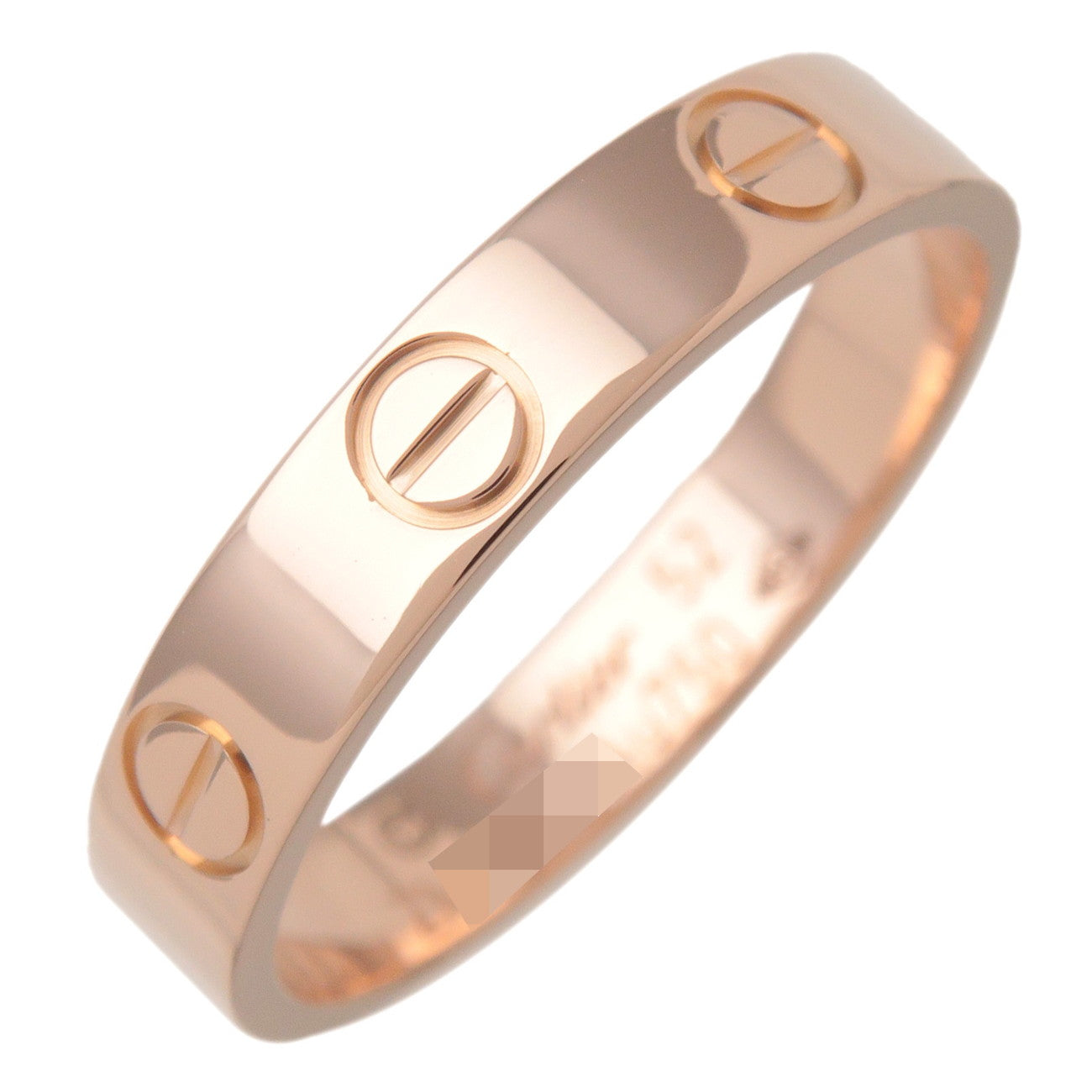 Cartier Mini Love Ring K18 750PG Rose Gold #52 US6 EU52 HK13