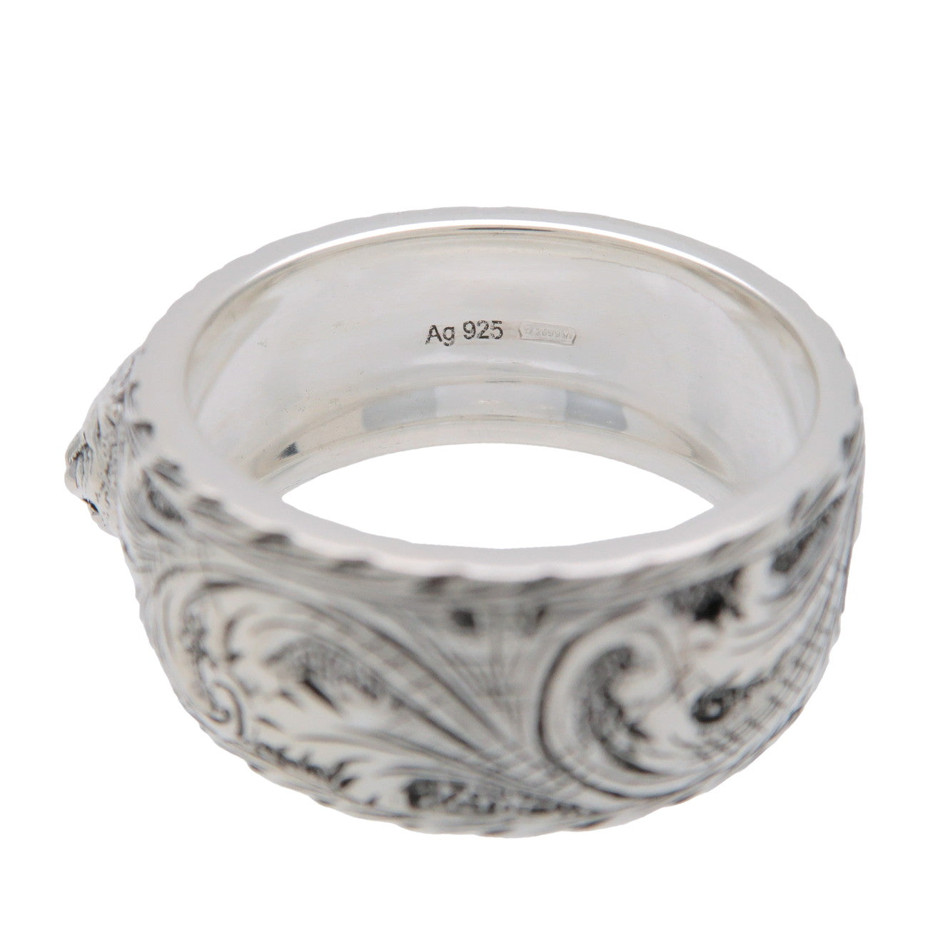 GUCCI Tiger Head Ring SV925 Silver #21 US9.25 EU60 HK20.5