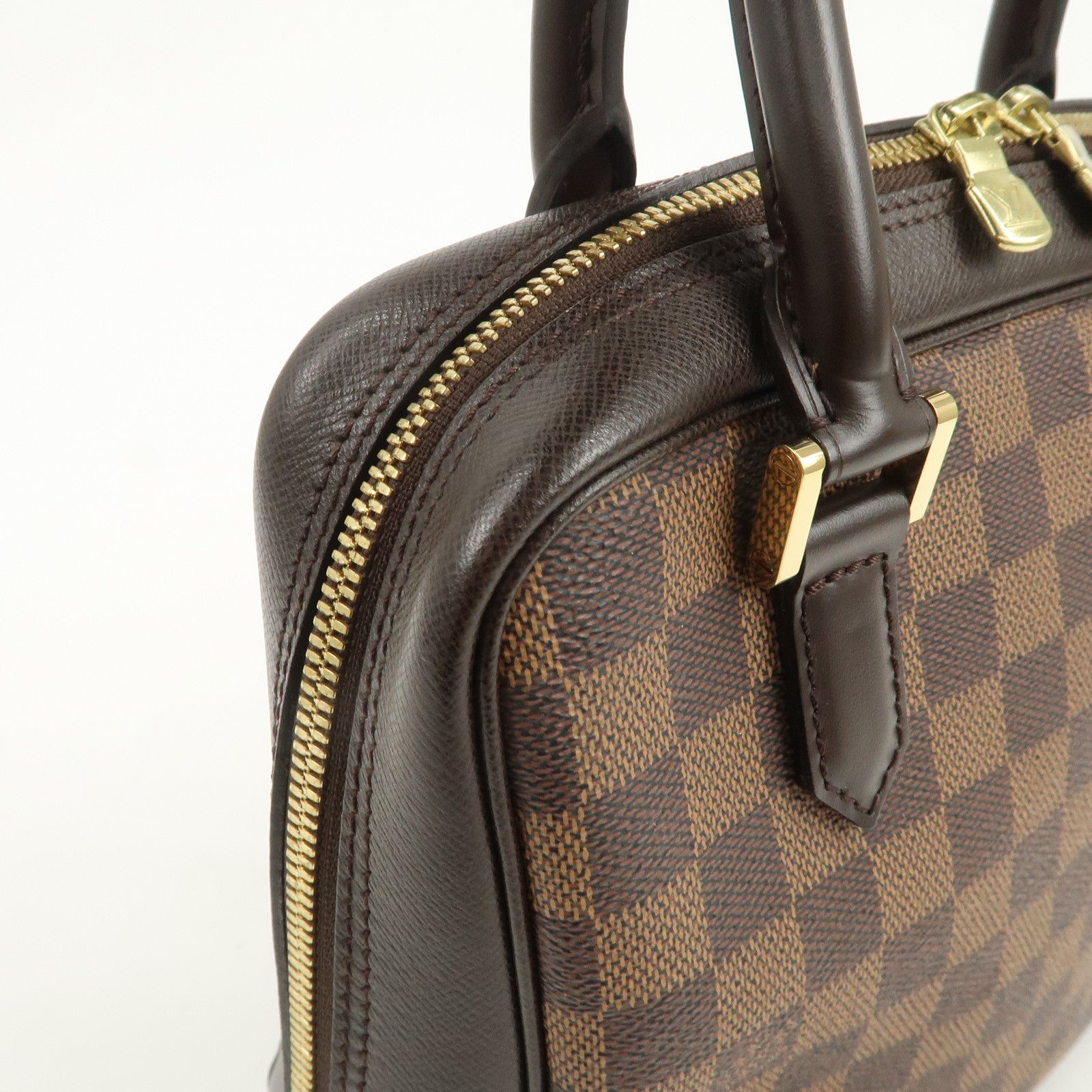 Louis Vuitton Damier Canvas Brera Hand Bag Ebene N51150