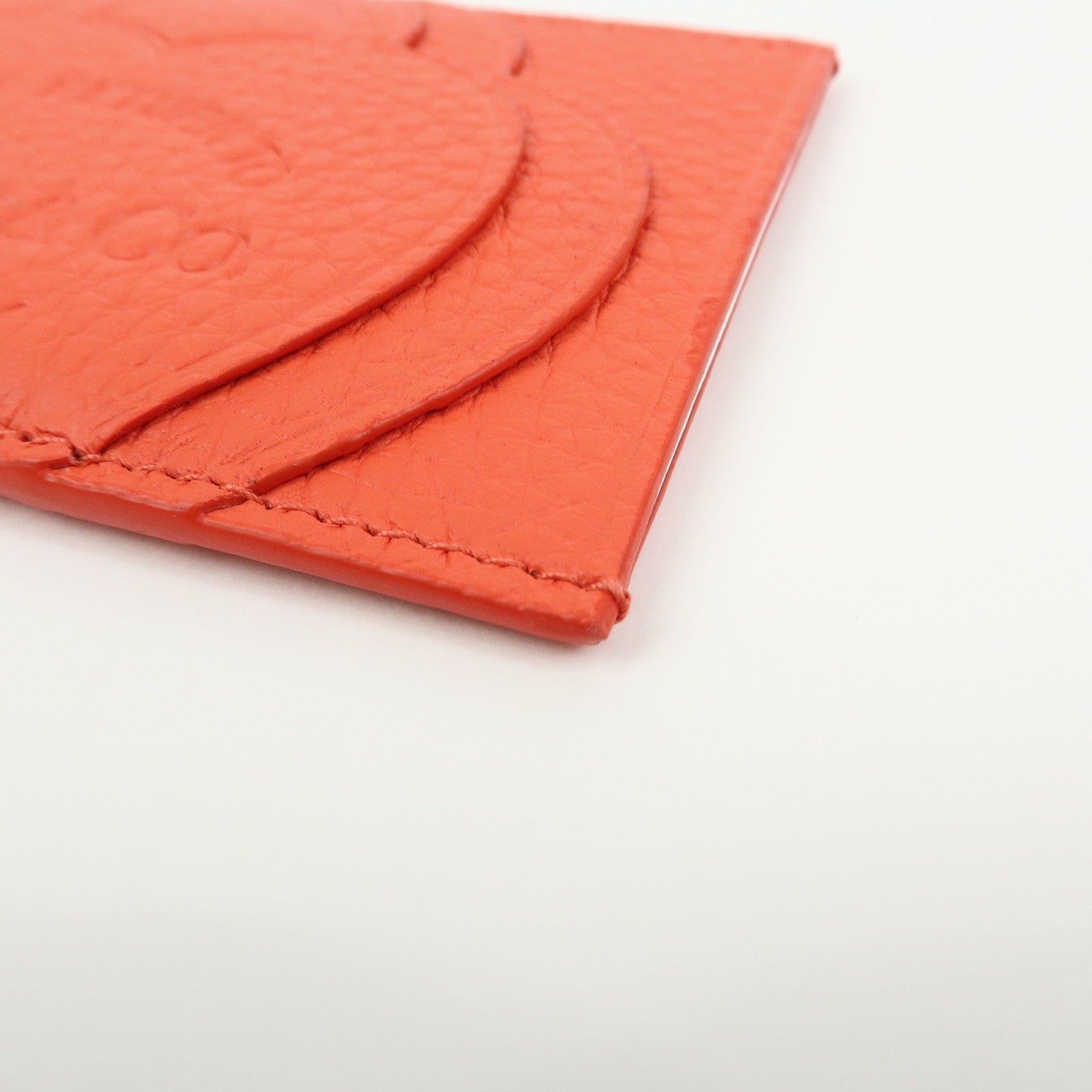 Tiffany & Co Return to Tiffany Leather Card Case Card Holder Red