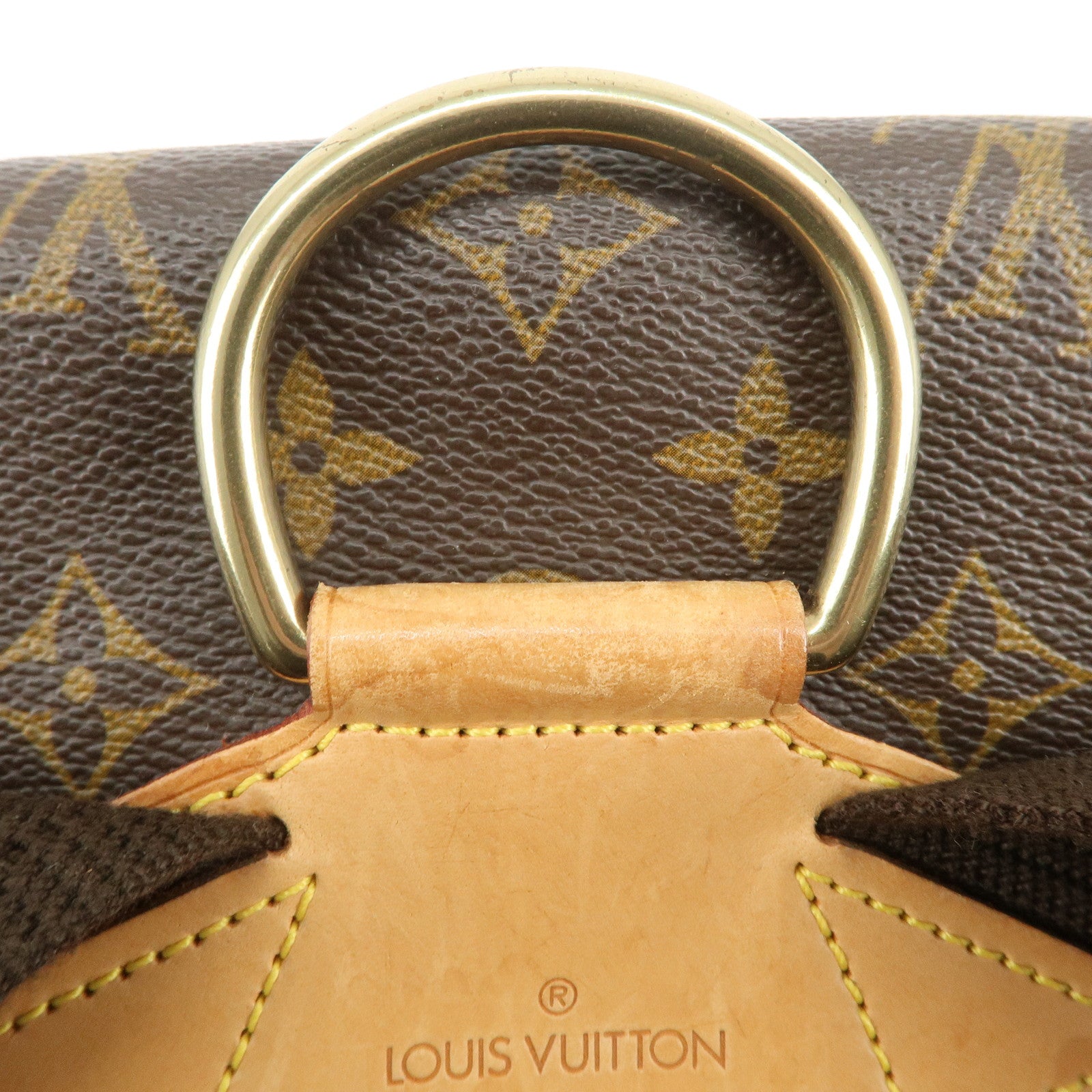 Louis Vuitton Monogram Montsouris GM Backpack Rucksack Brown M51135