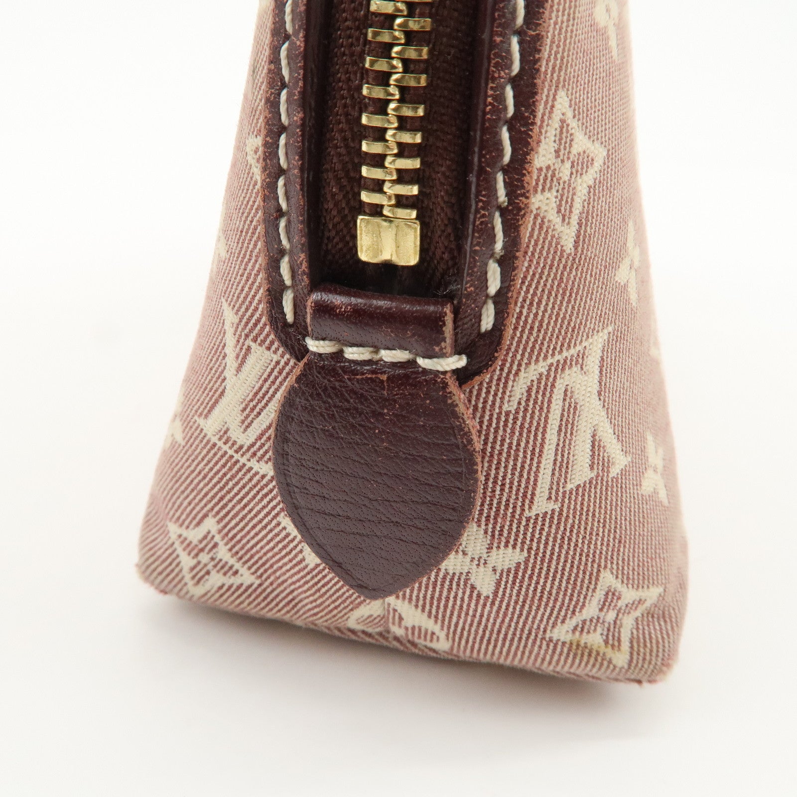 Louis Vuitton Monogram Idylle Pochette Cosmetic Pouch Sepia M40377