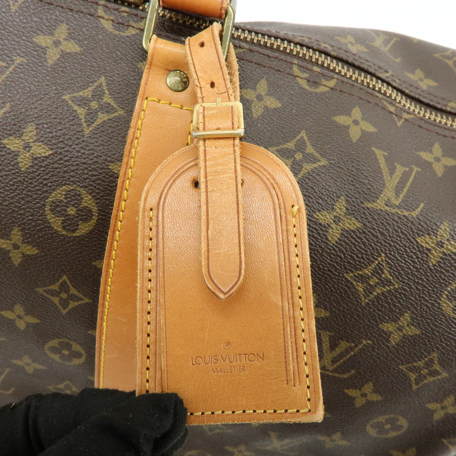 Louis Vuitton Monogram Keep All 55 Boston Bag Brown M41424