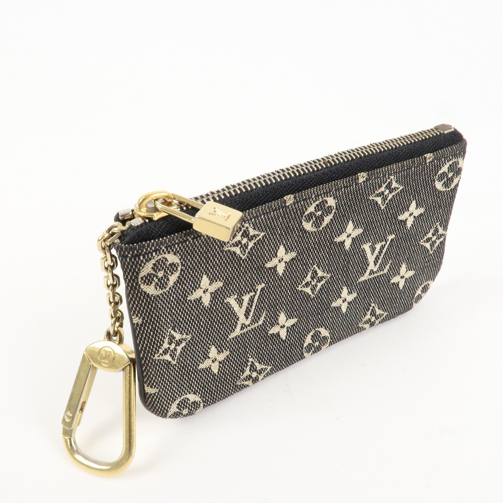 Louis Vuitton Monogram Idylle Canvas Pochette Cle Coin Case M62995 Used