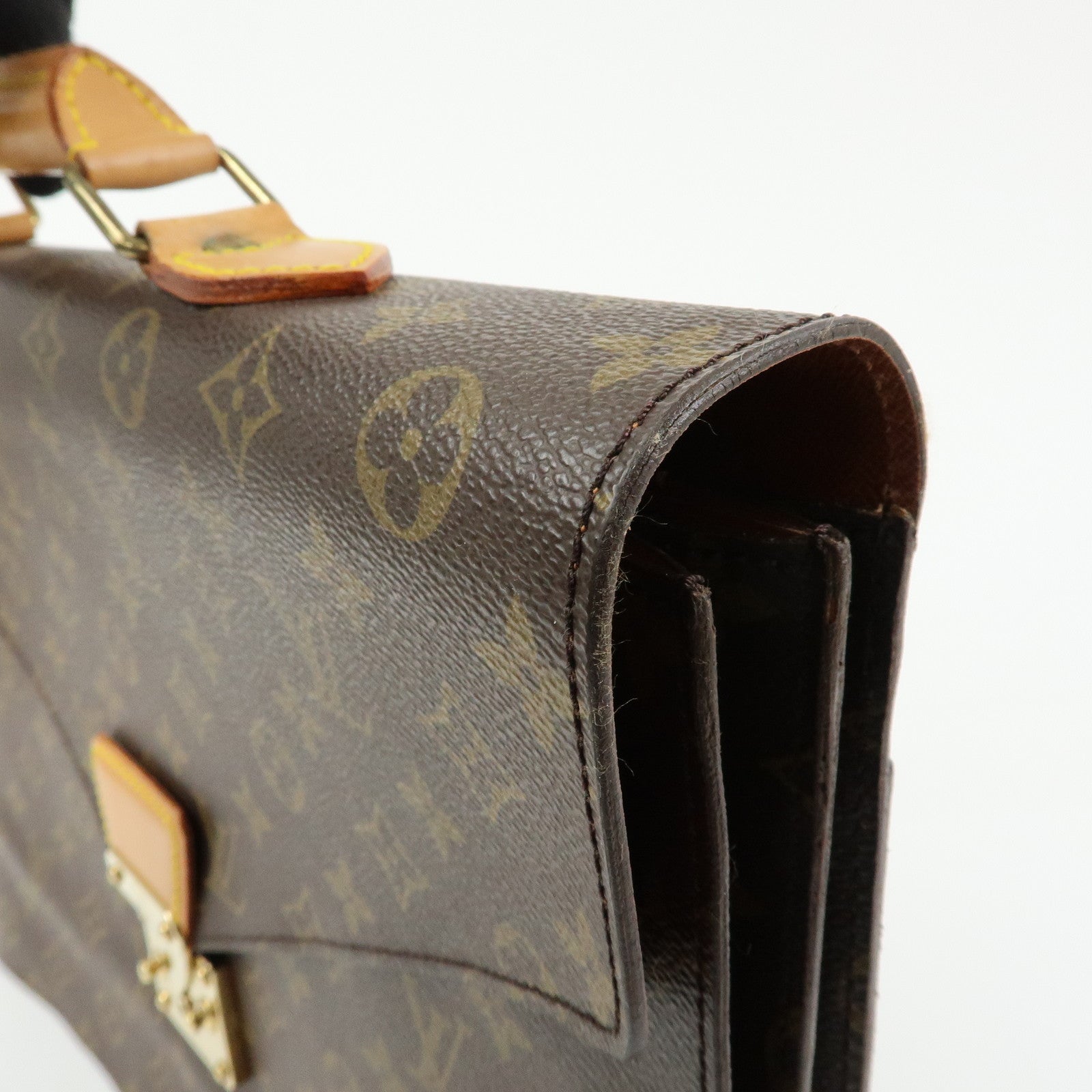 Louis Vuitton Monogram Serviette Conseiller Briefcase Brown M53331