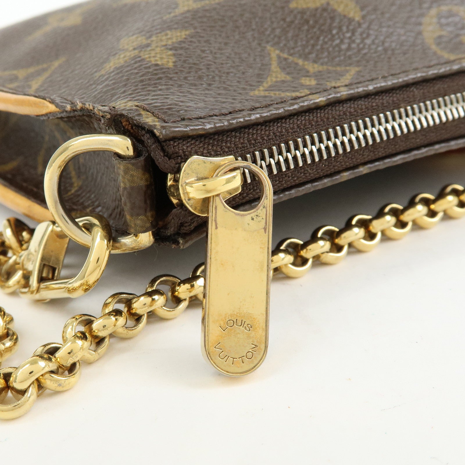 Louis Vuitton Monogram Sophie 2Way Chain Shoulder Bag Brown M40158