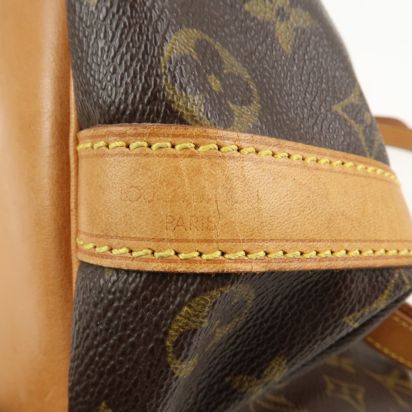 Louis Vuitton Monogram Petit Noe Shoulder Bag Brown M42226