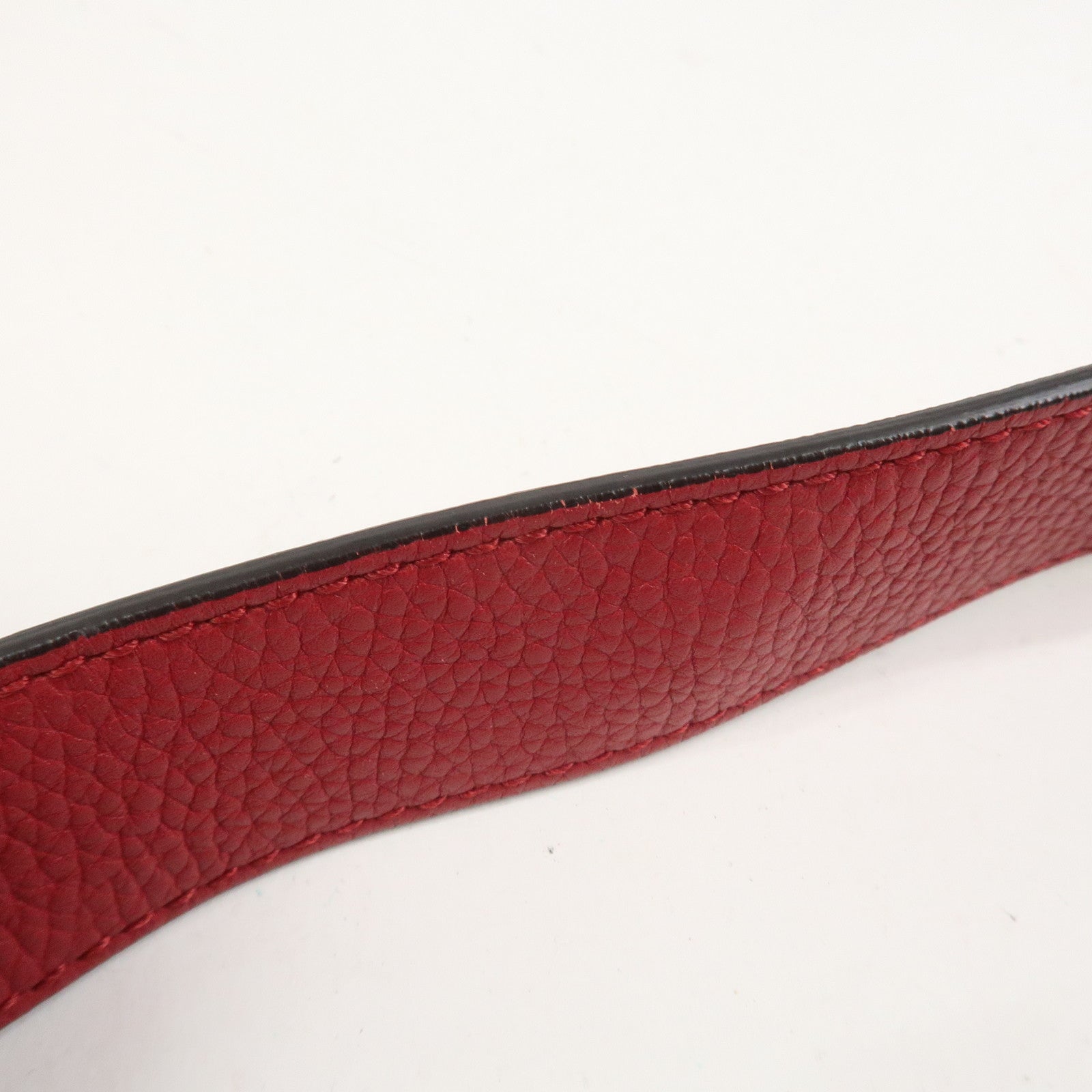 GUCCI GG Marmont Tiger Head Leather Shoulder Bag Red 409154