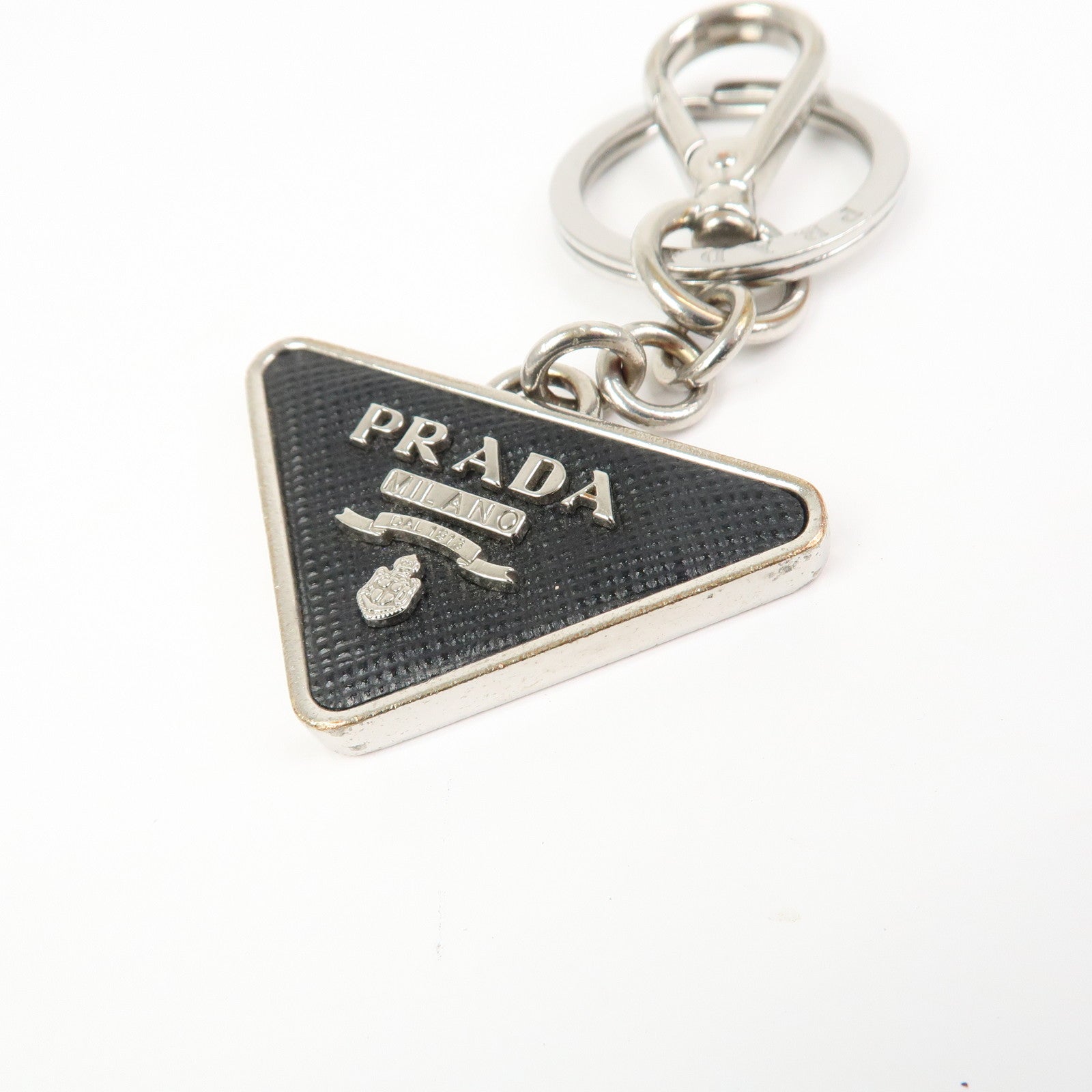 PRADA Saffiano Leather Metal Set of Key Chain 1TL126/2PP080
