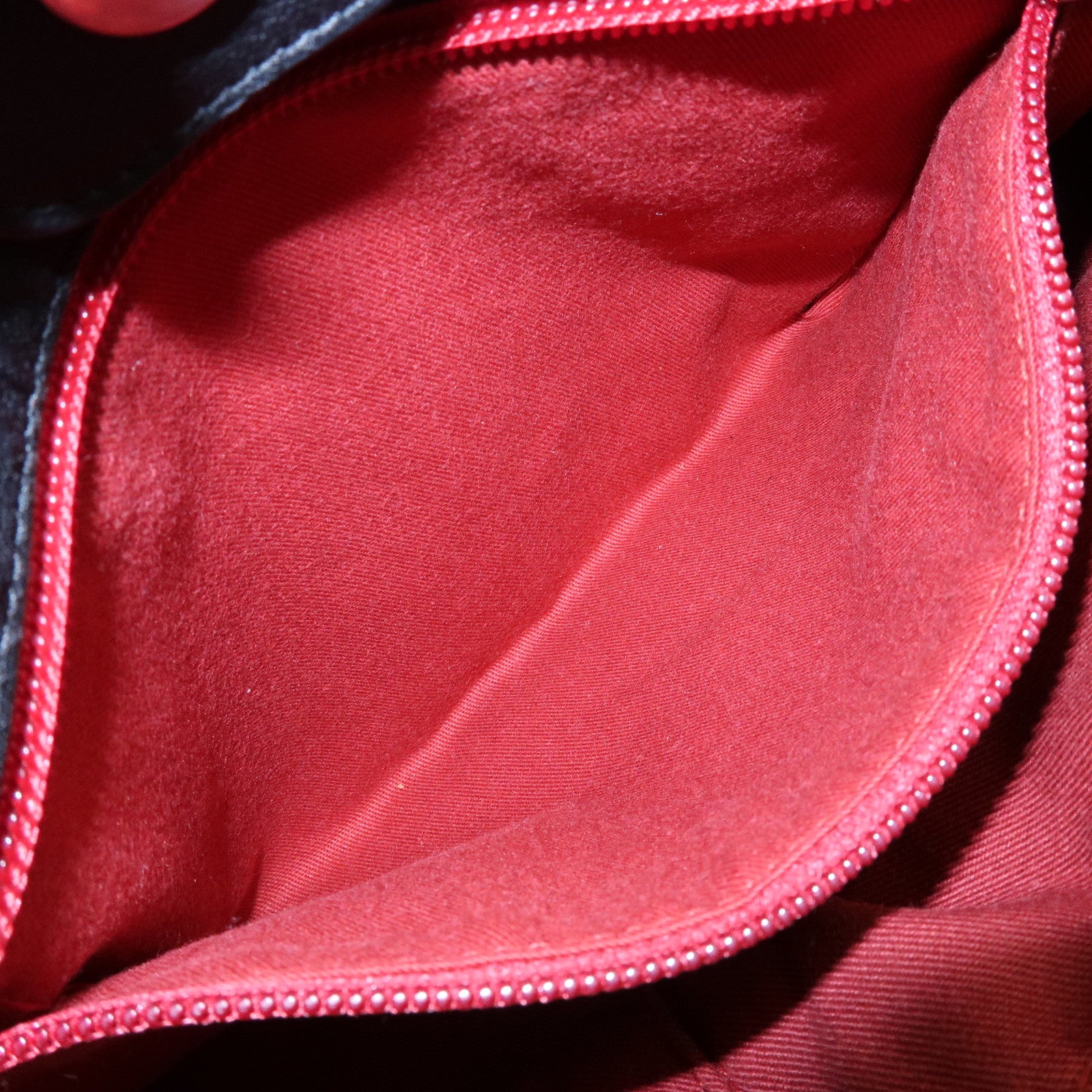 Ferragamo Ganchini Nylon Leather Shoulder Bag Hand Bag Black