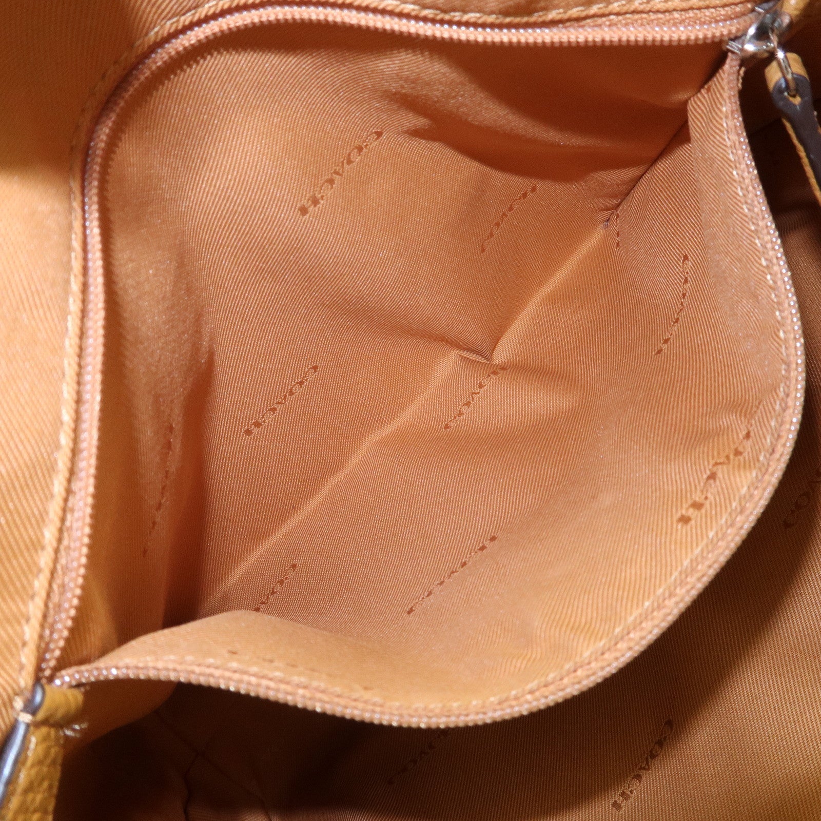 COACH Prairie Leather 2Way Shoulder Bag Hand Bag Brown