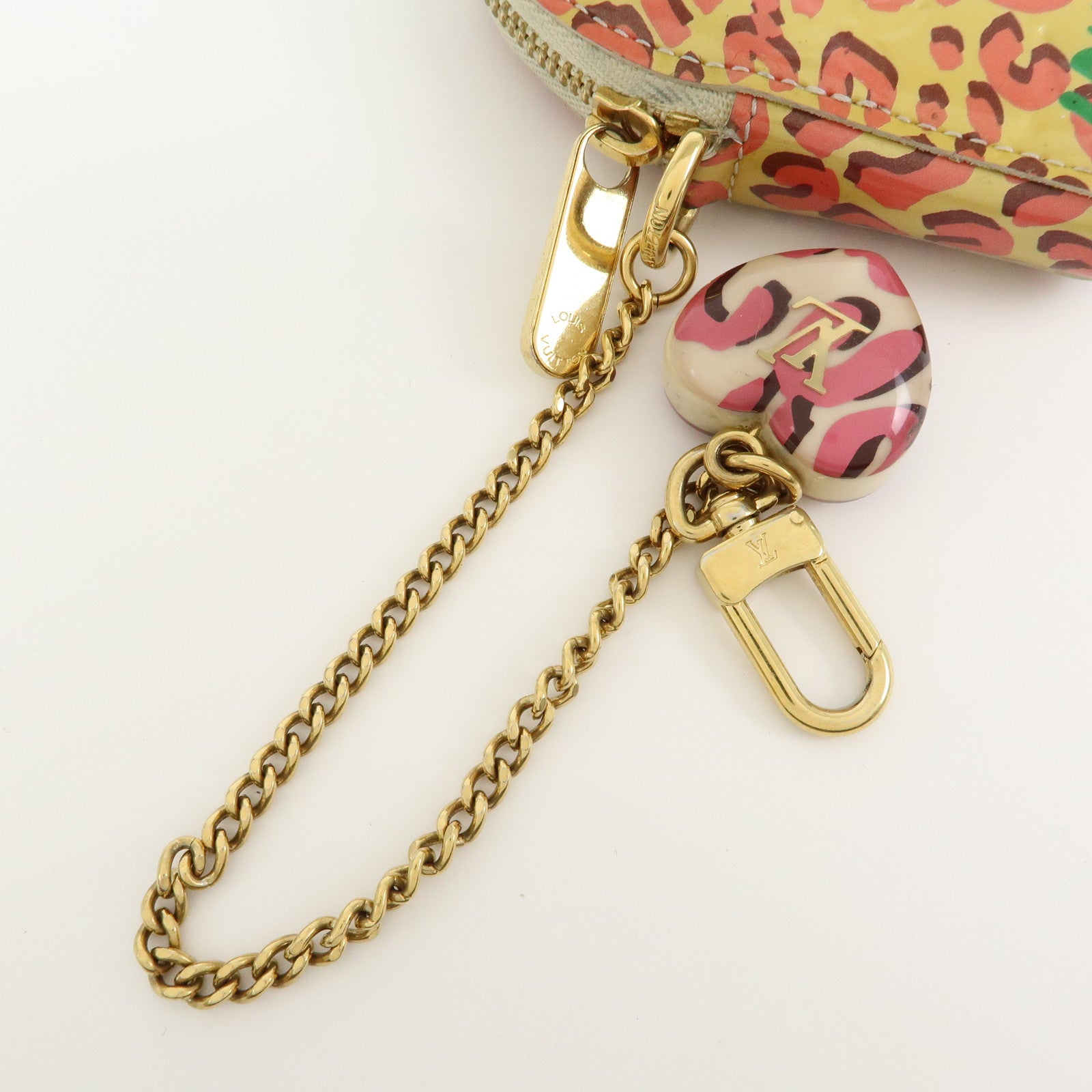 Louis Vuitton Monogram Vernis Porte Monnaie Coeur Coin Case M91473