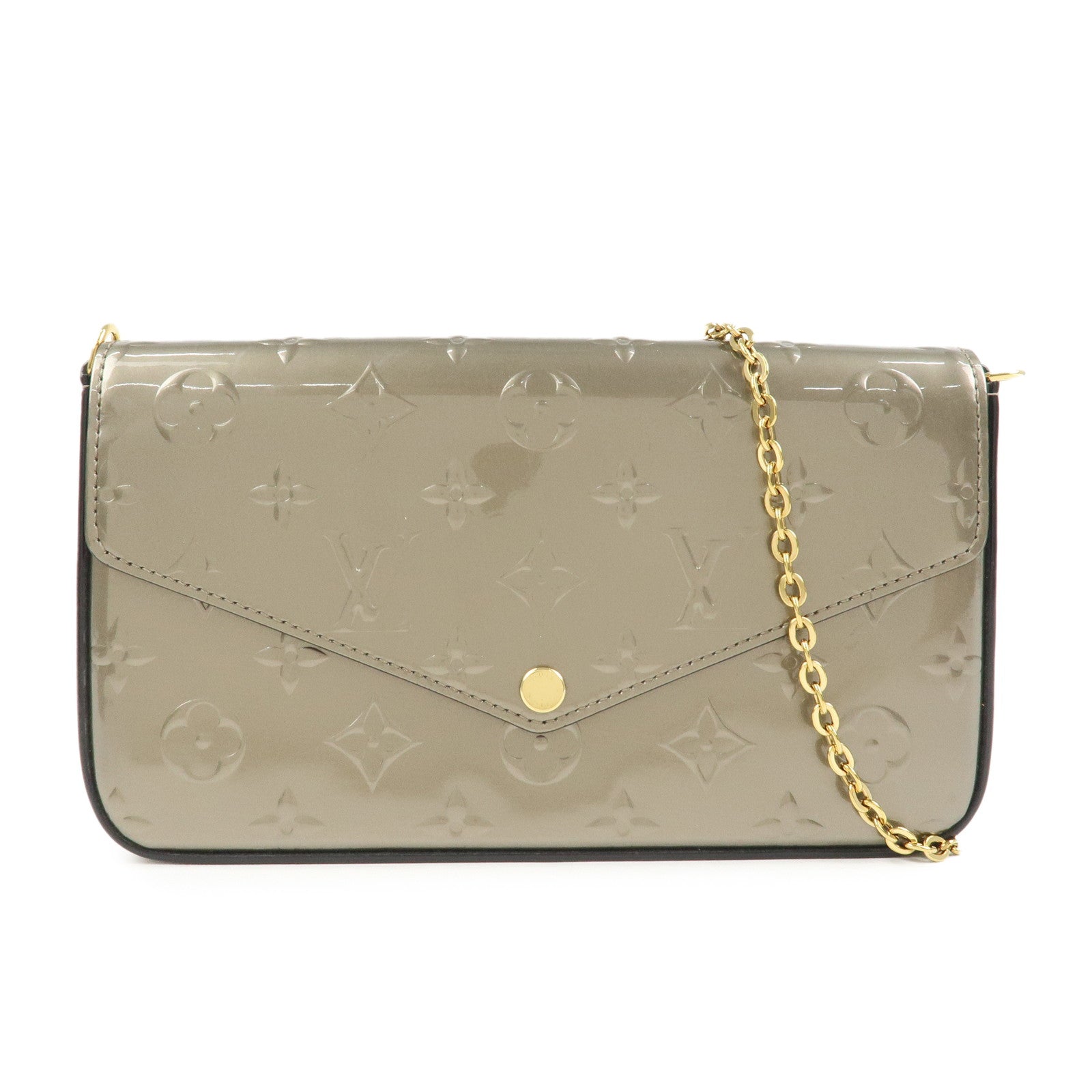 Louis Vuitton Monogram Vernis Leather Pochette Felicie M68648