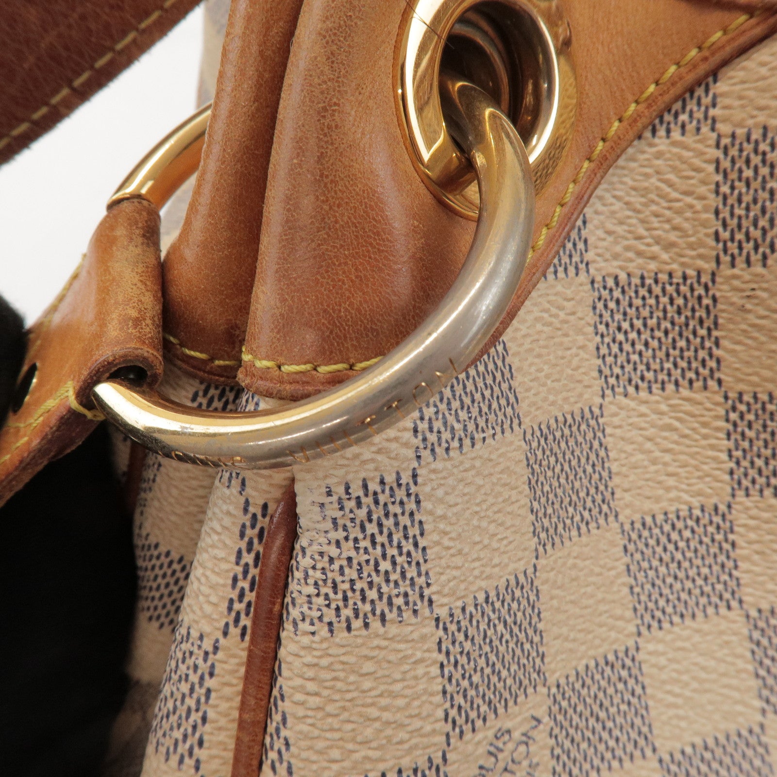 Louis Vuitton Damier Azur Canvas Galliera PM Shoulder Bag N55215
