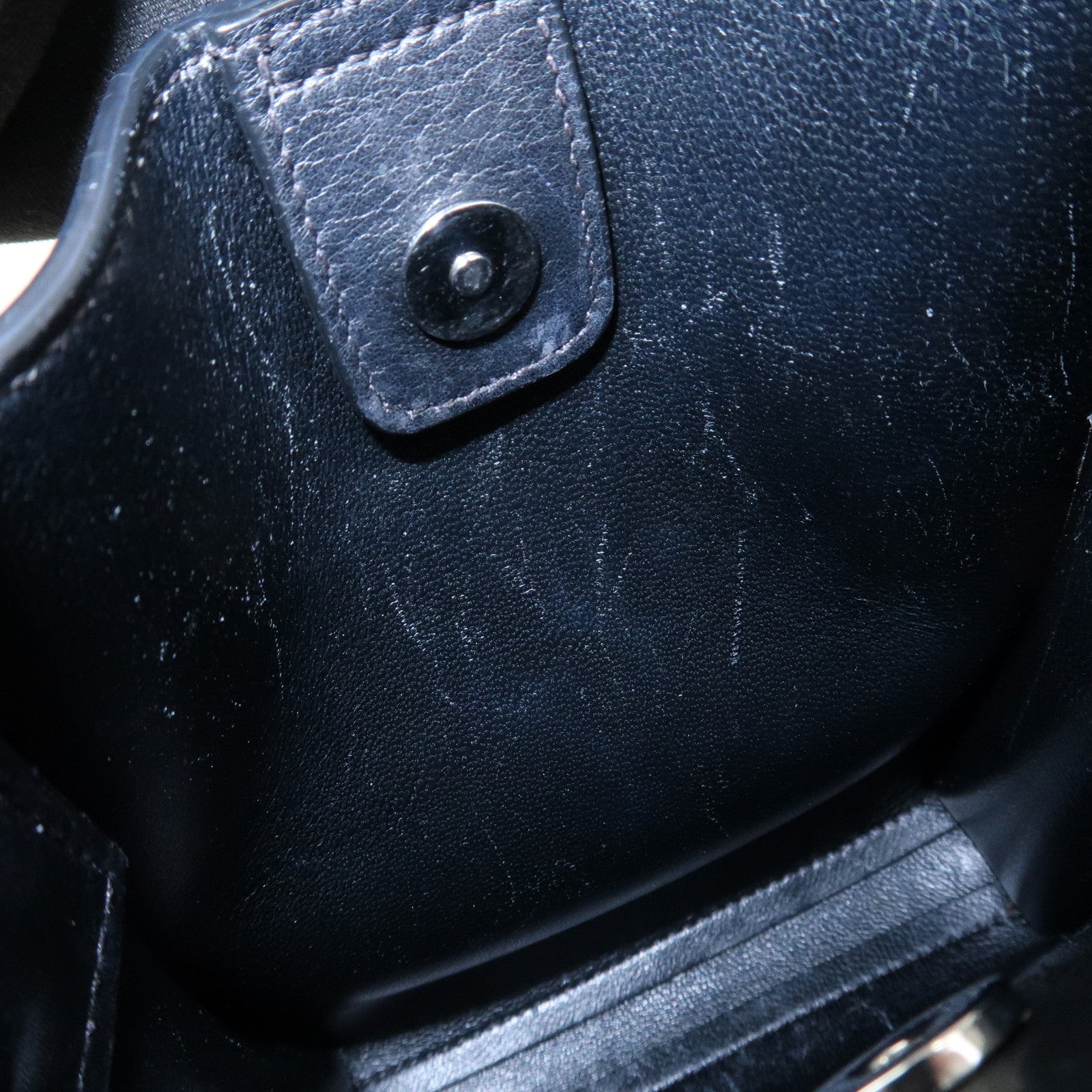 JIL SANDER Tangle Small Logo Leather Shoulder Bag Black