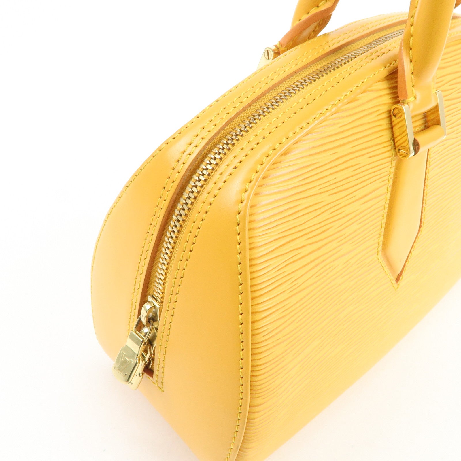 Louis Vuitton Epi Leather Jasmine Hand Bag Tassilli Yellow M52089