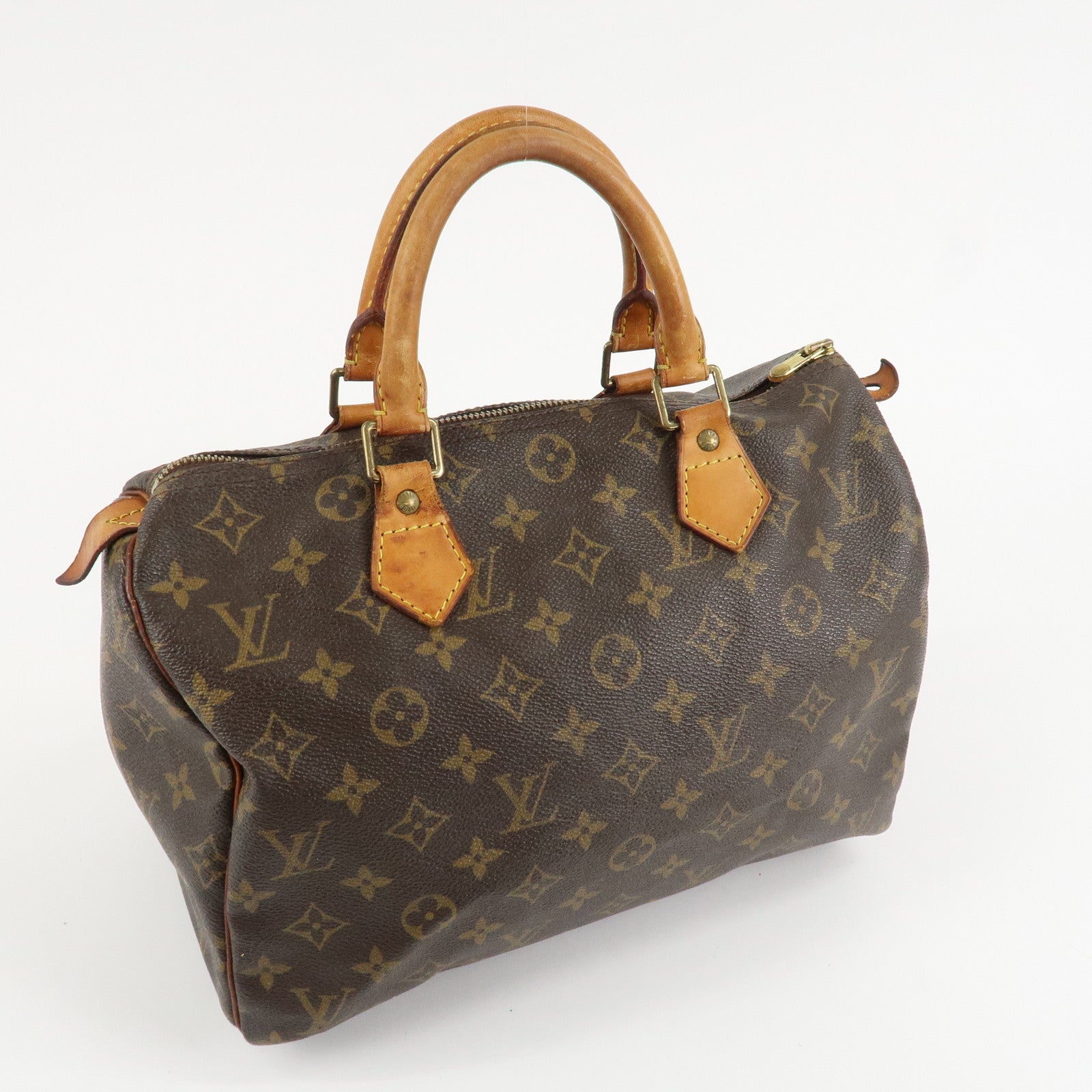 Louis Vuitton Monogram Speedy 30 Boston Bag Hand Bag M41526 Used
